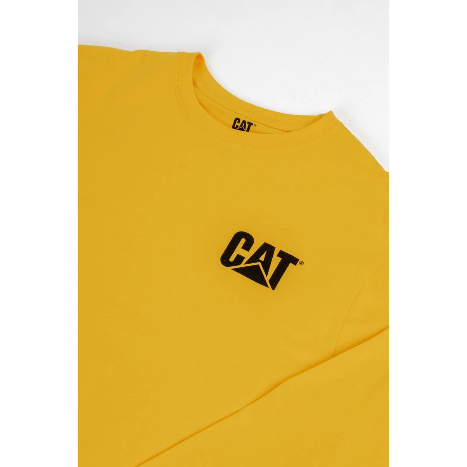 T-shirt manches longues avec bannière de marque Caterpillar