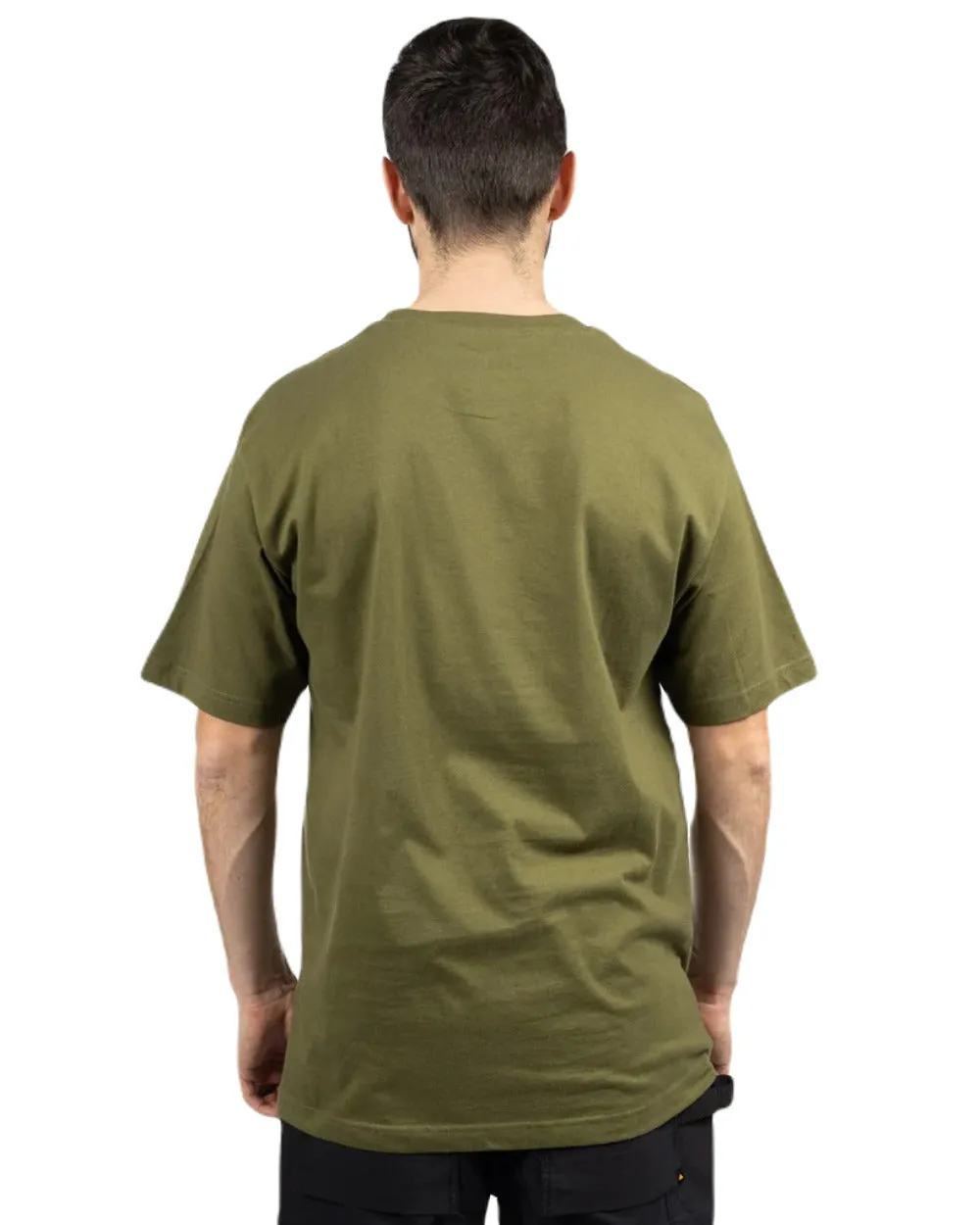 T-shirt avec logo de marque Caterpillar