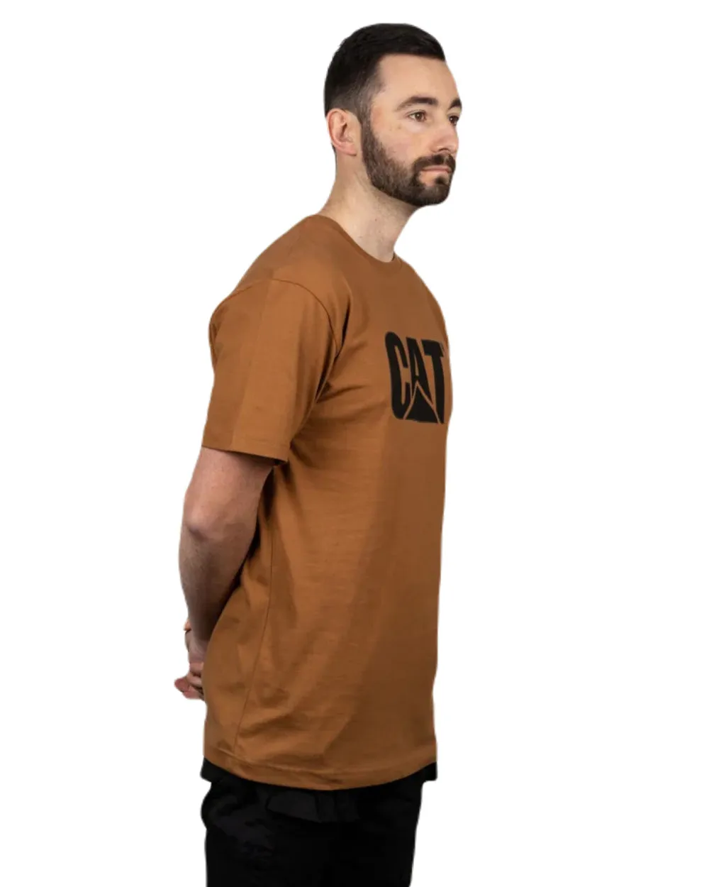 T-shirt avec logo de marque Caterpillar