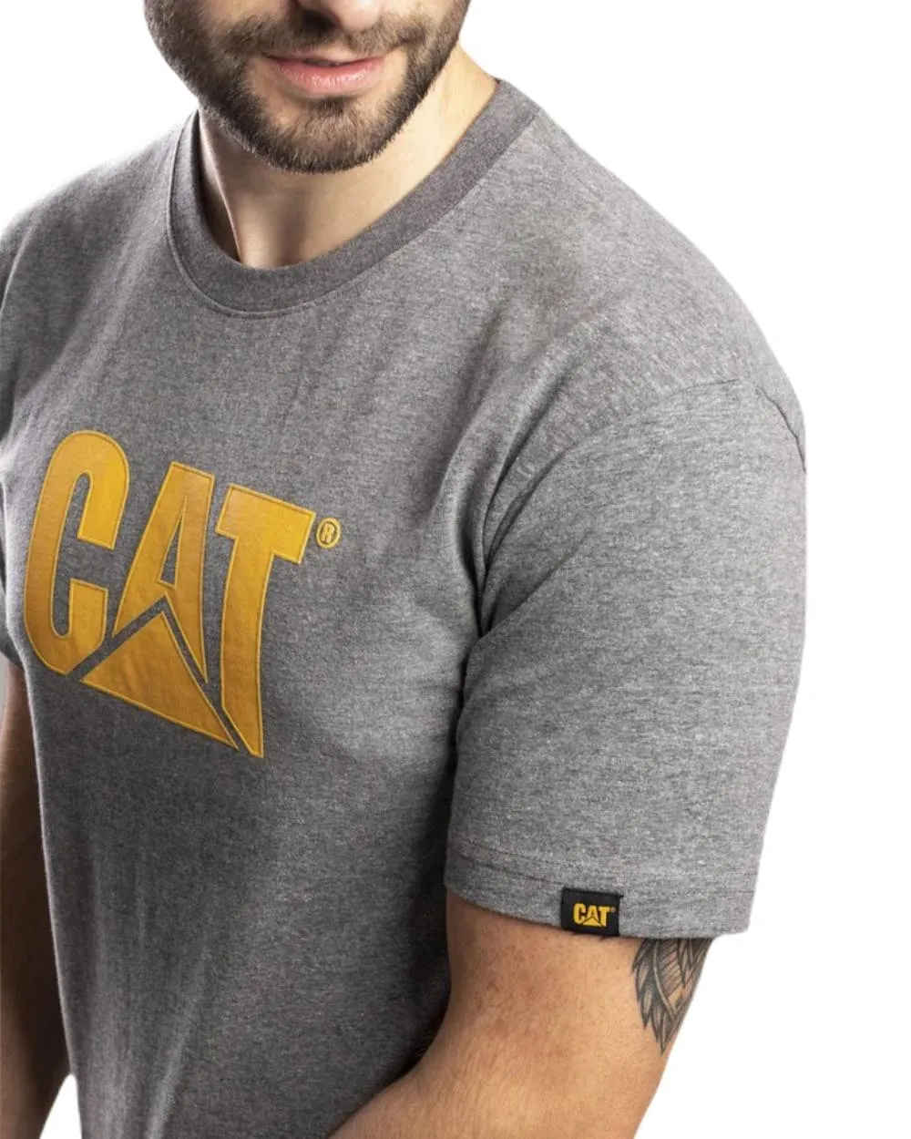 T-shirt avec logo de marque Caterpillar