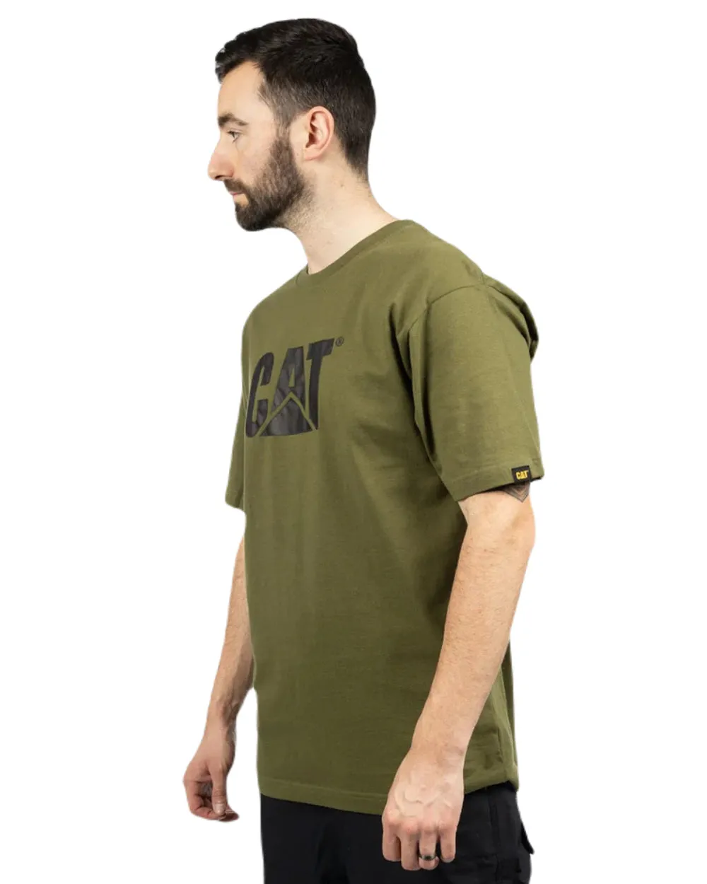 T-shirt avec logo de marque Caterpillar