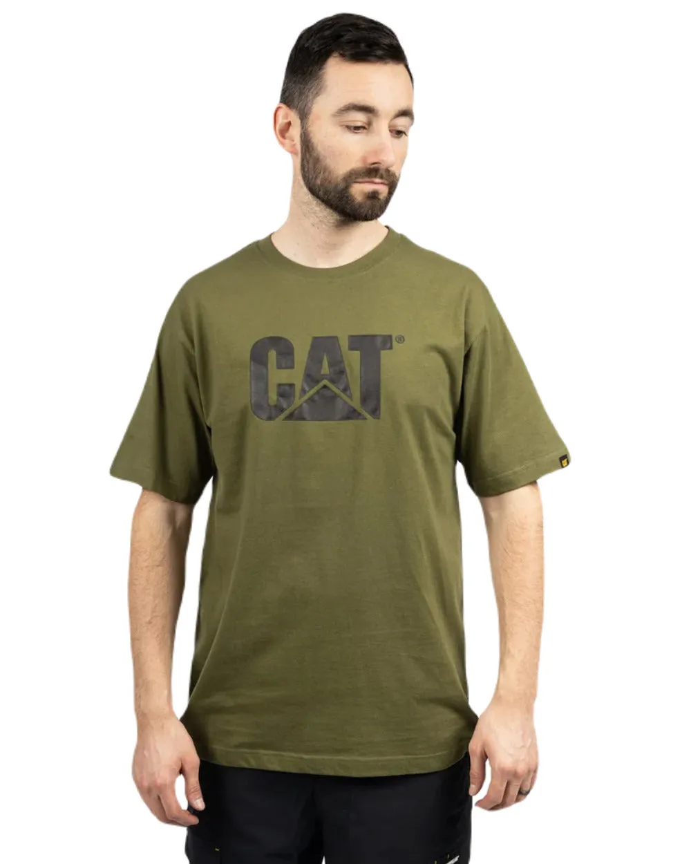 T-shirt avec logo de marque Caterpillar