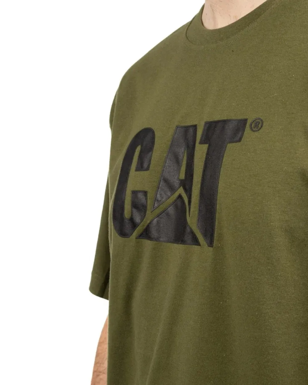 T-shirt avec logo de marque Caterpillar