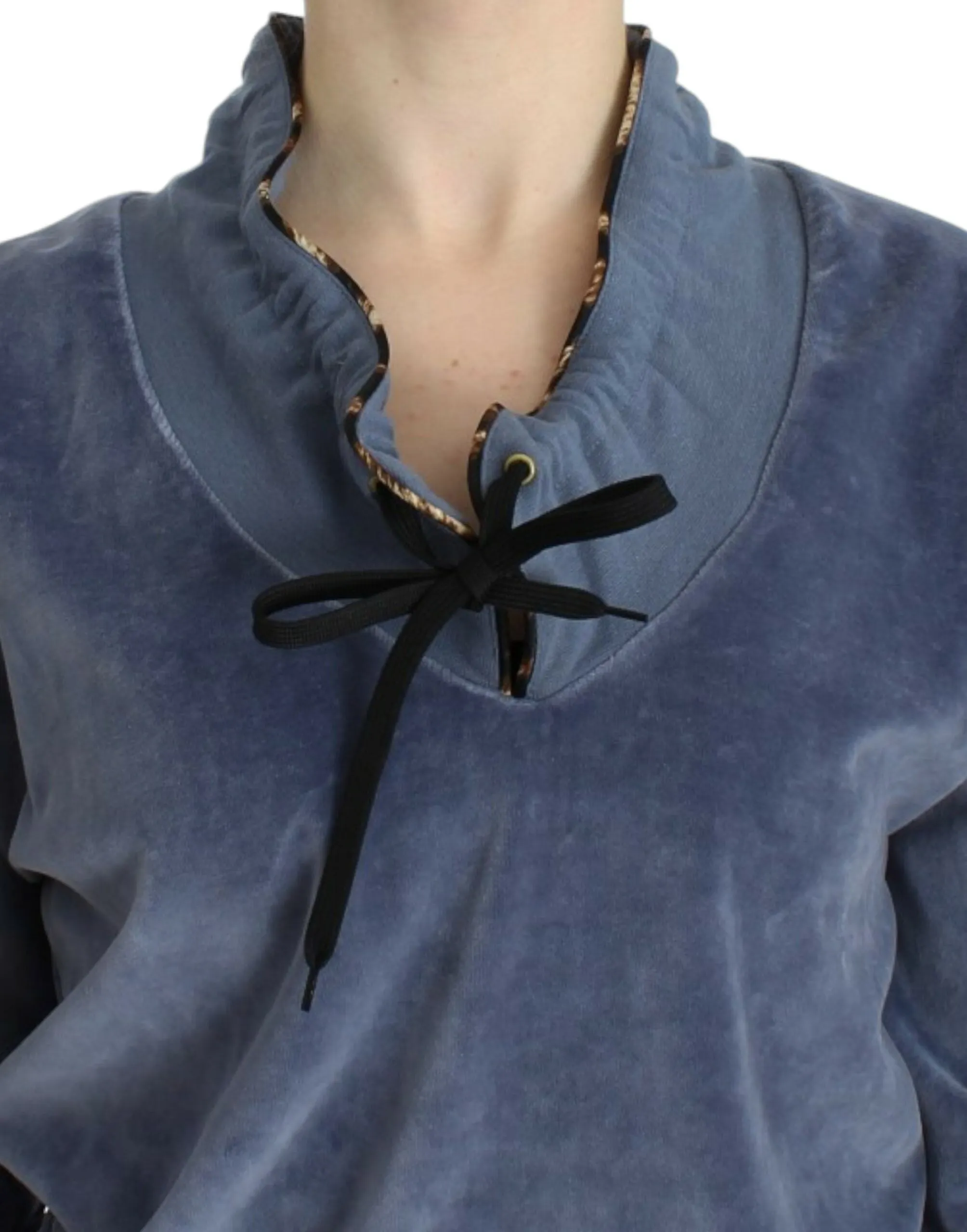 Pull fantaisie élégant Cavalli avec détails strass pour femme