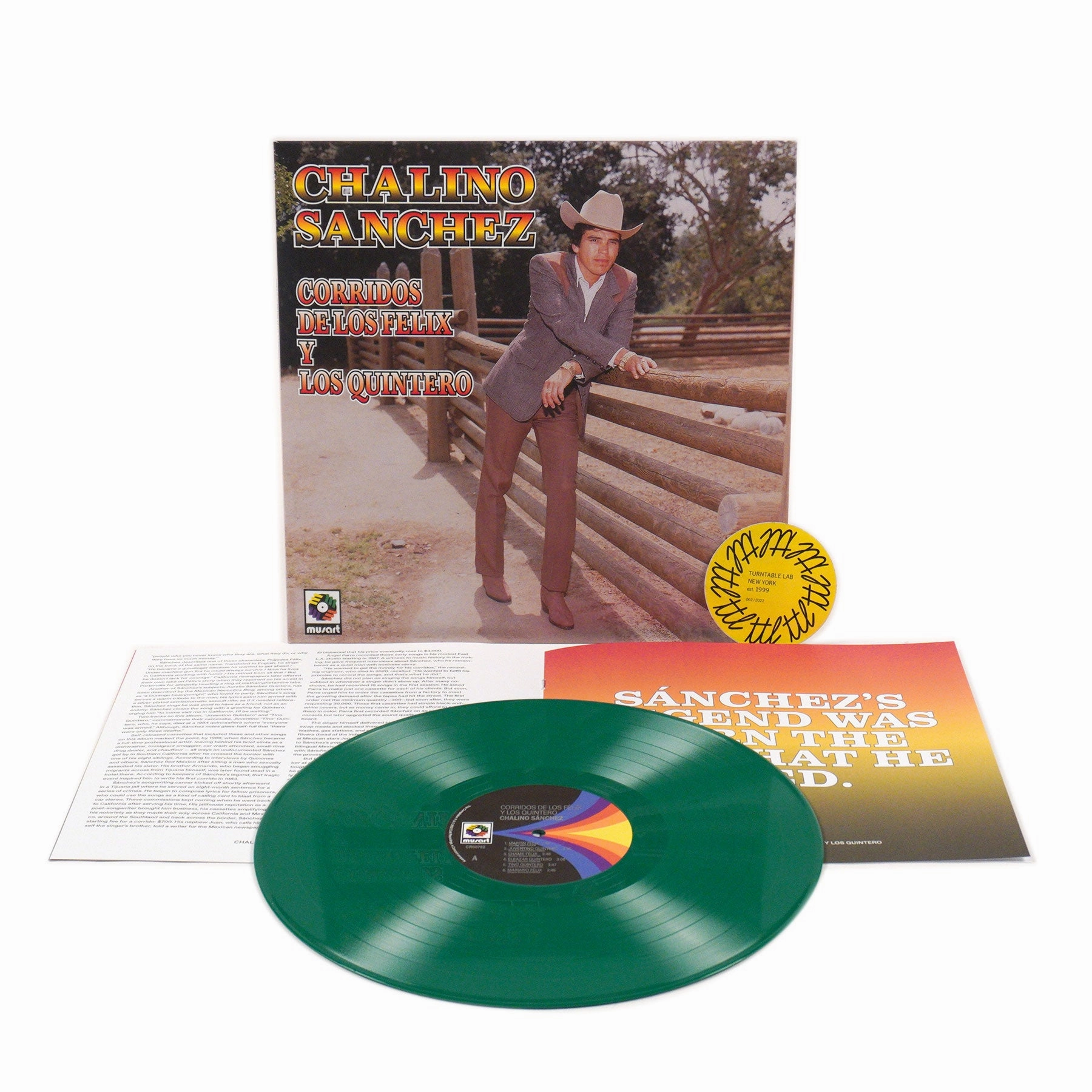 Chalino Sanchez: Corridos De Los Felix Y Los Quintero (Colored Vinyl) Vinyl LP