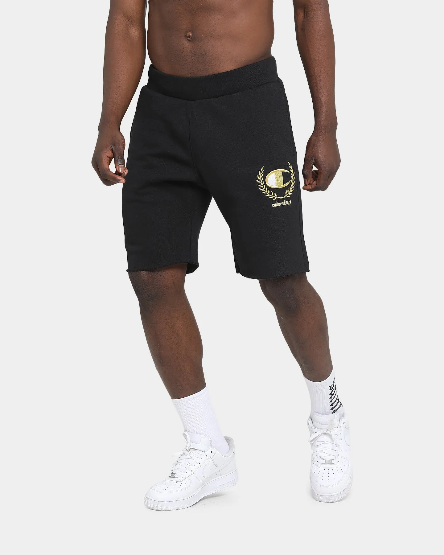 Champion Champion x Culture Kings Shorts en maille Rev Noir/Or