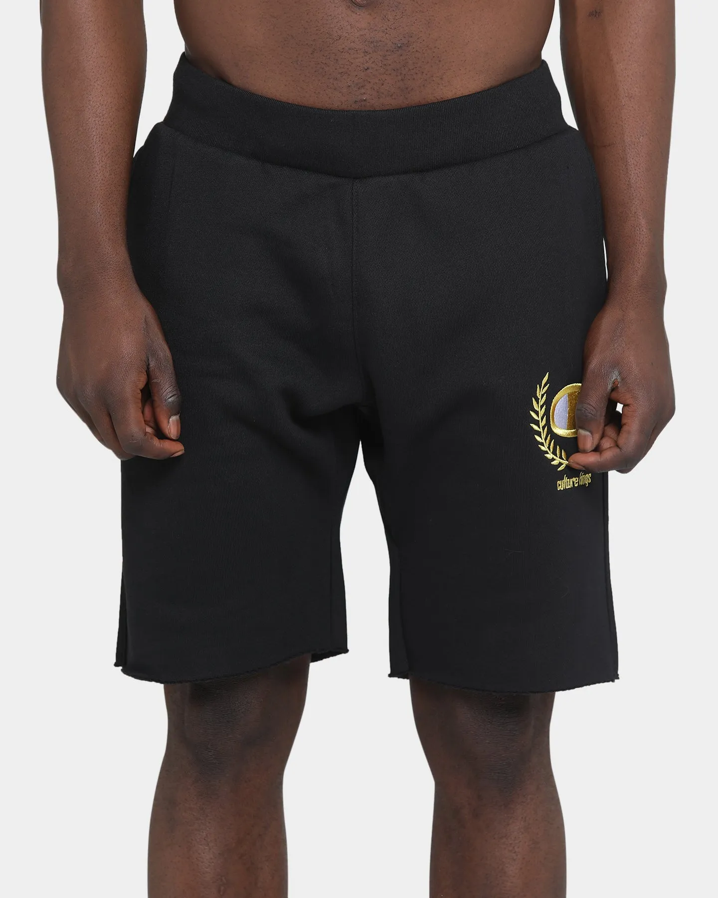Champion Champion x Culture Kings Shorts en maille Rev Noir/Or