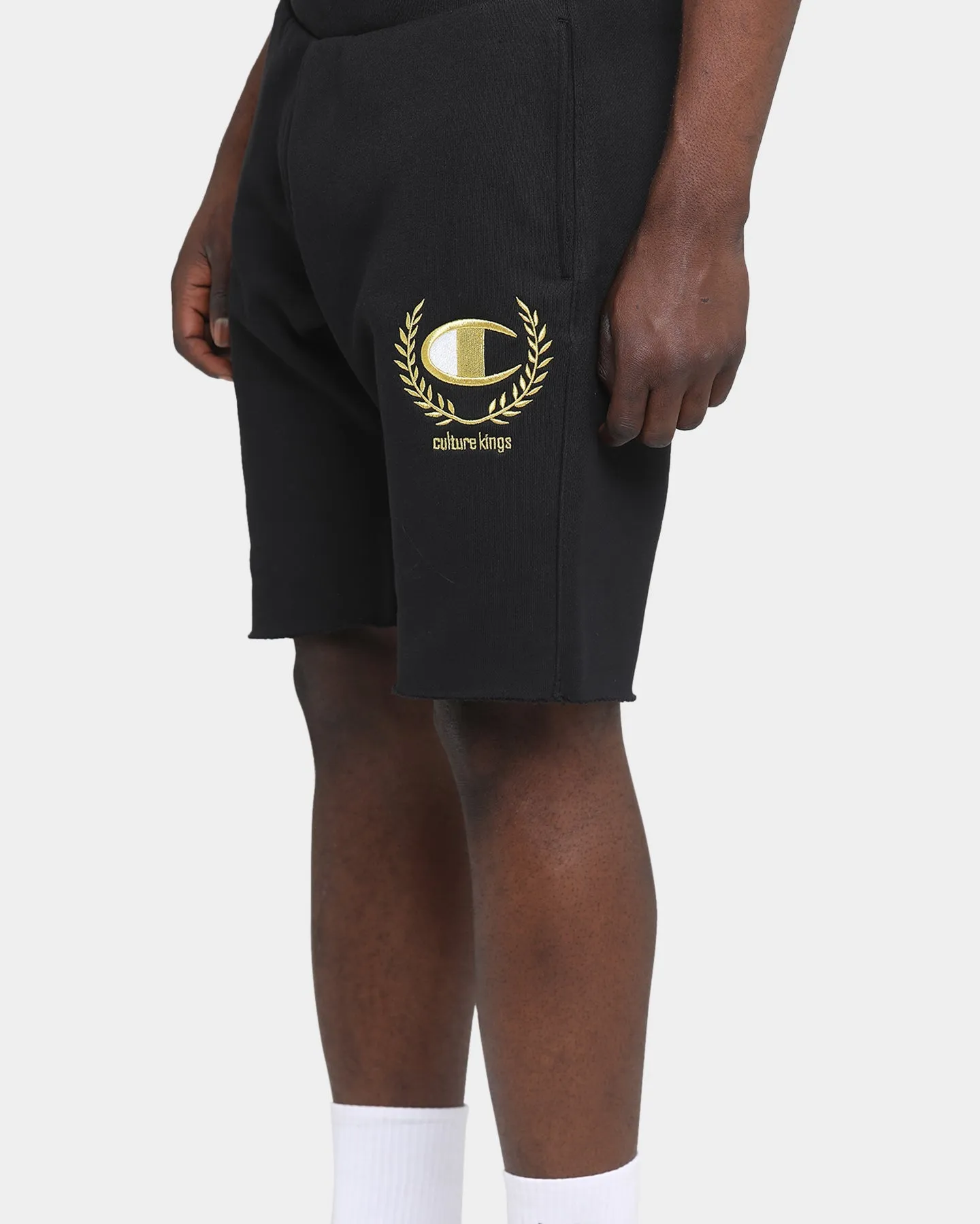 Champion Champion x Culture Kings Shorts en maille Rev Noir/Or