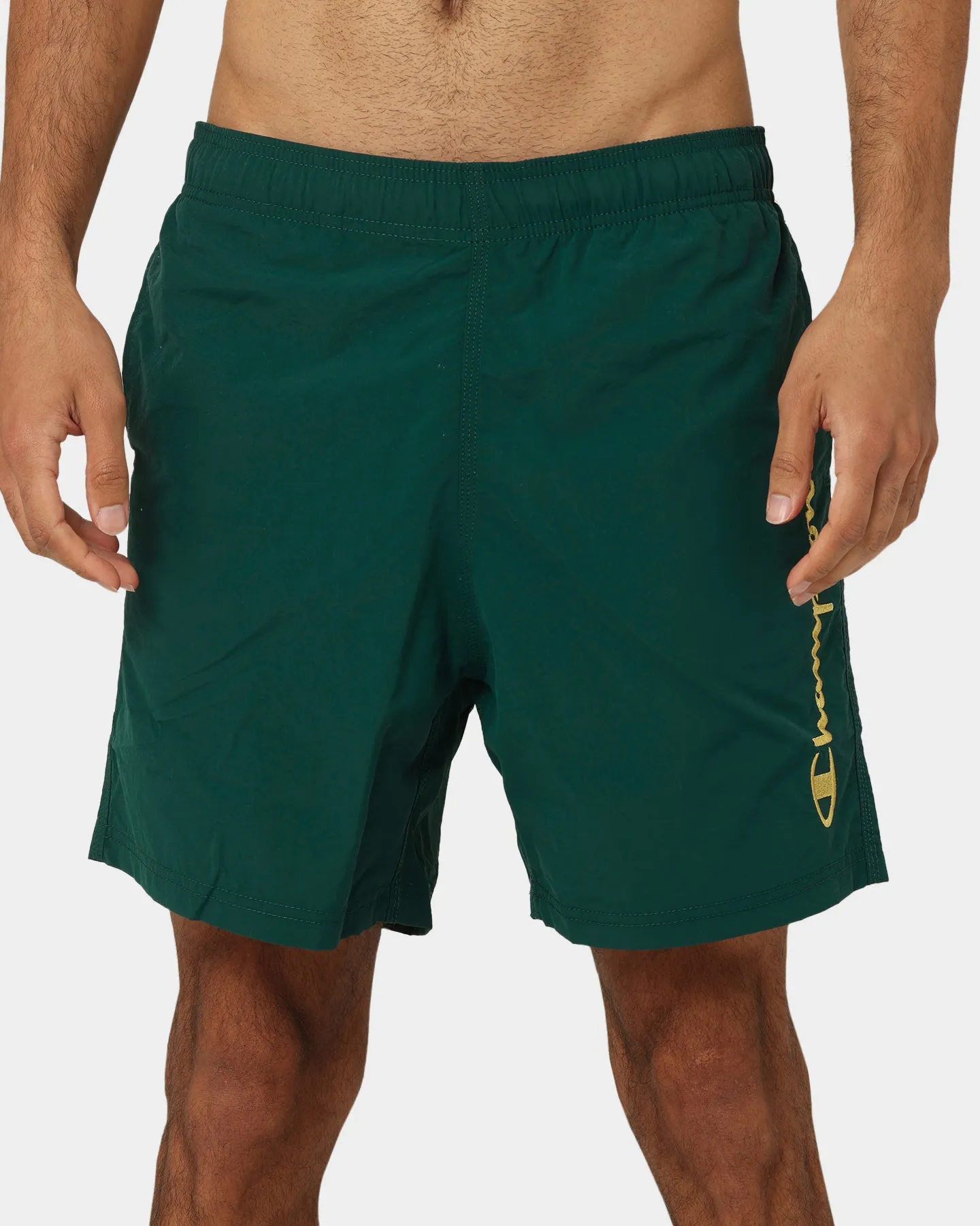Champion Shorts en Nylon LFS Mi-terrain Vert/Or