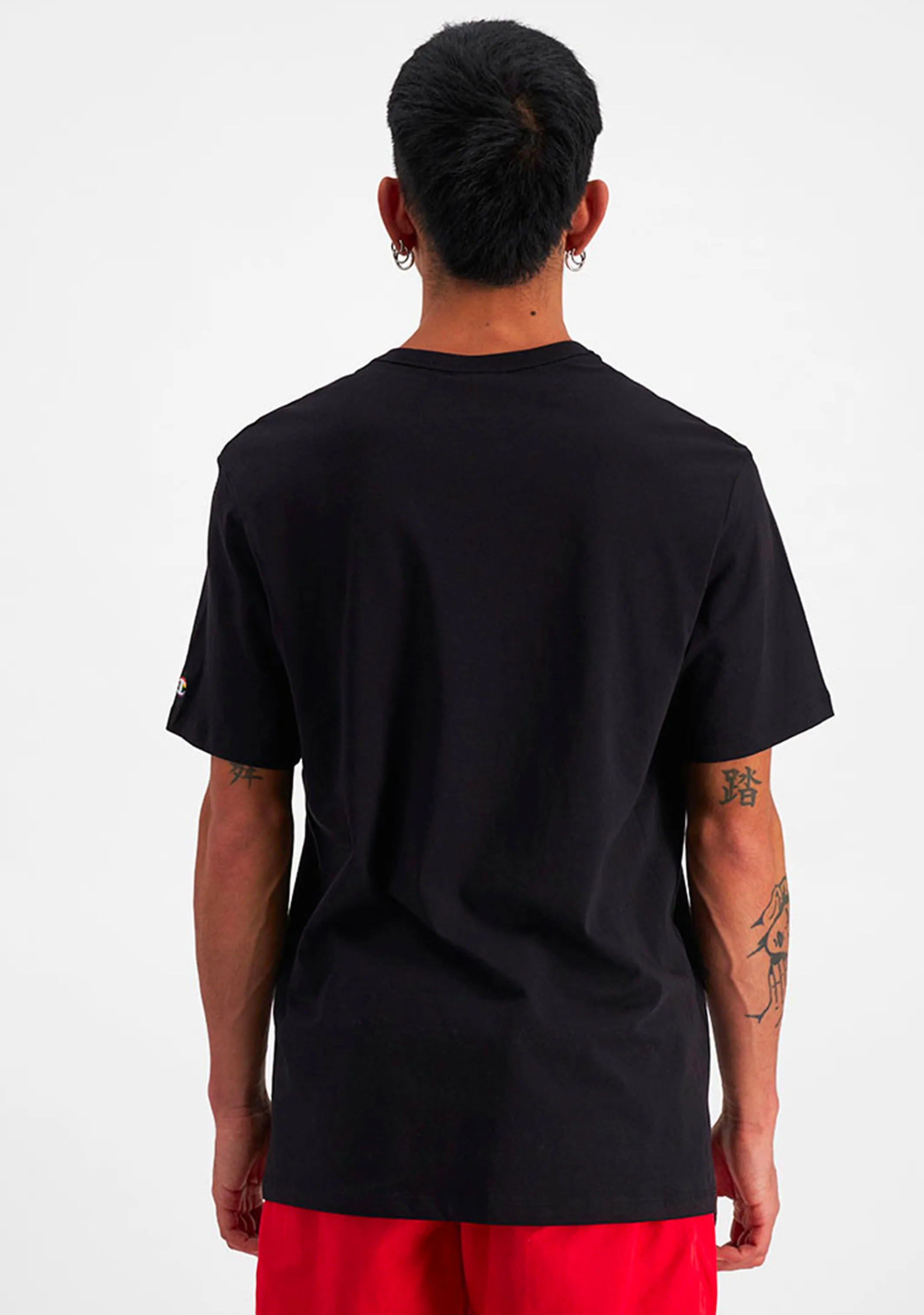 Champion MenS Athletic Pride Script Tee Lace Detail