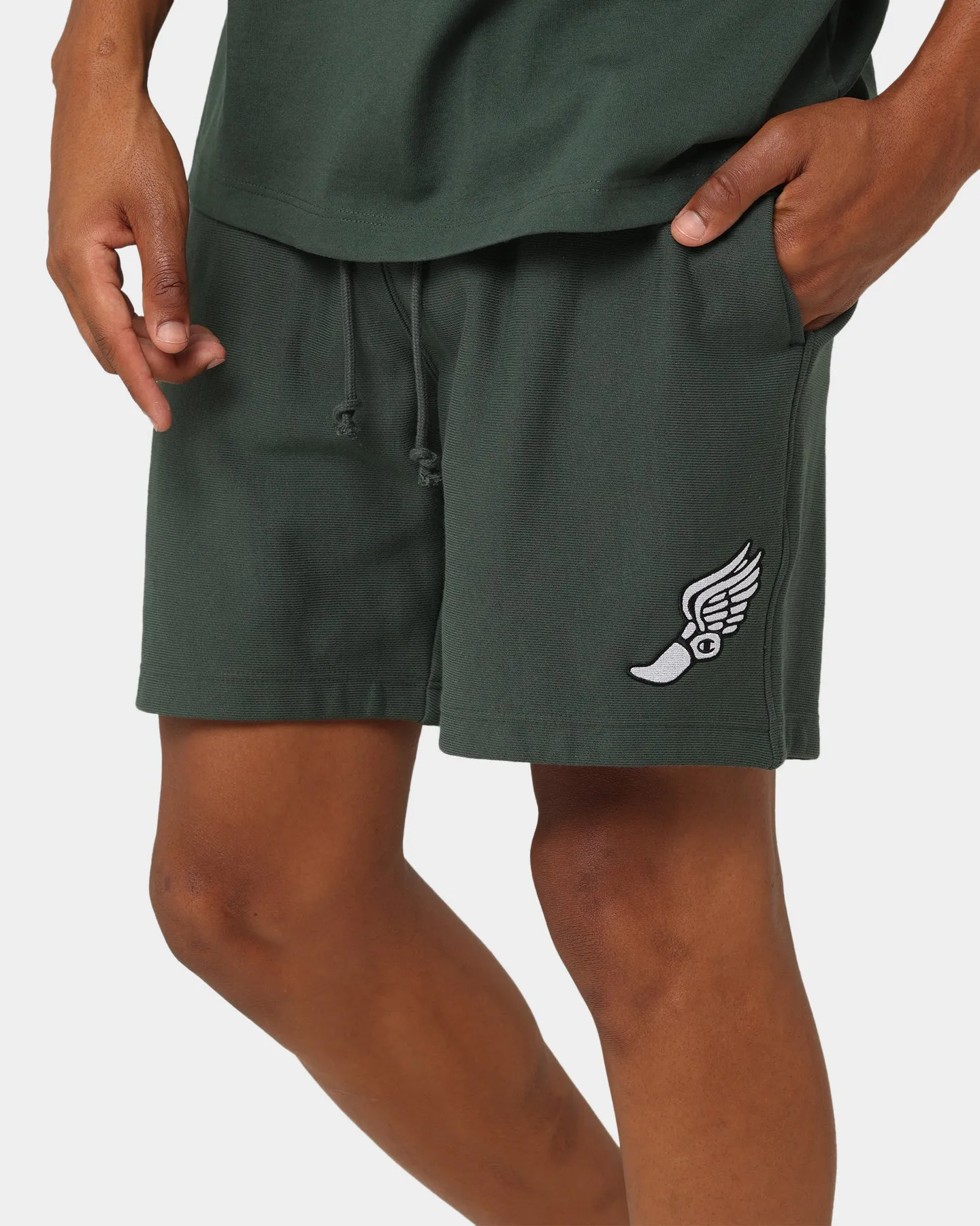 Champion Shorts en Reverse Weave avec Logo Track Métaphore
