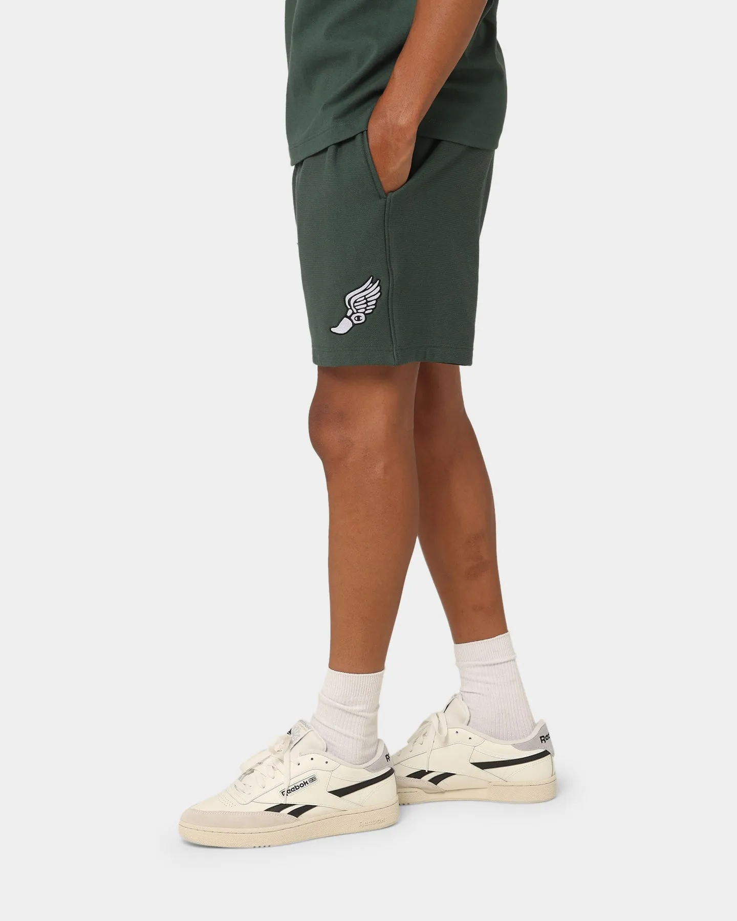 Champion Shorts en Reverse Weave avec Logo Track Métaphore