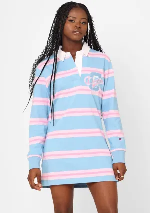 Edge Trim Heat - Transferred Champion Women'S Heritage Rugby Dress L/S