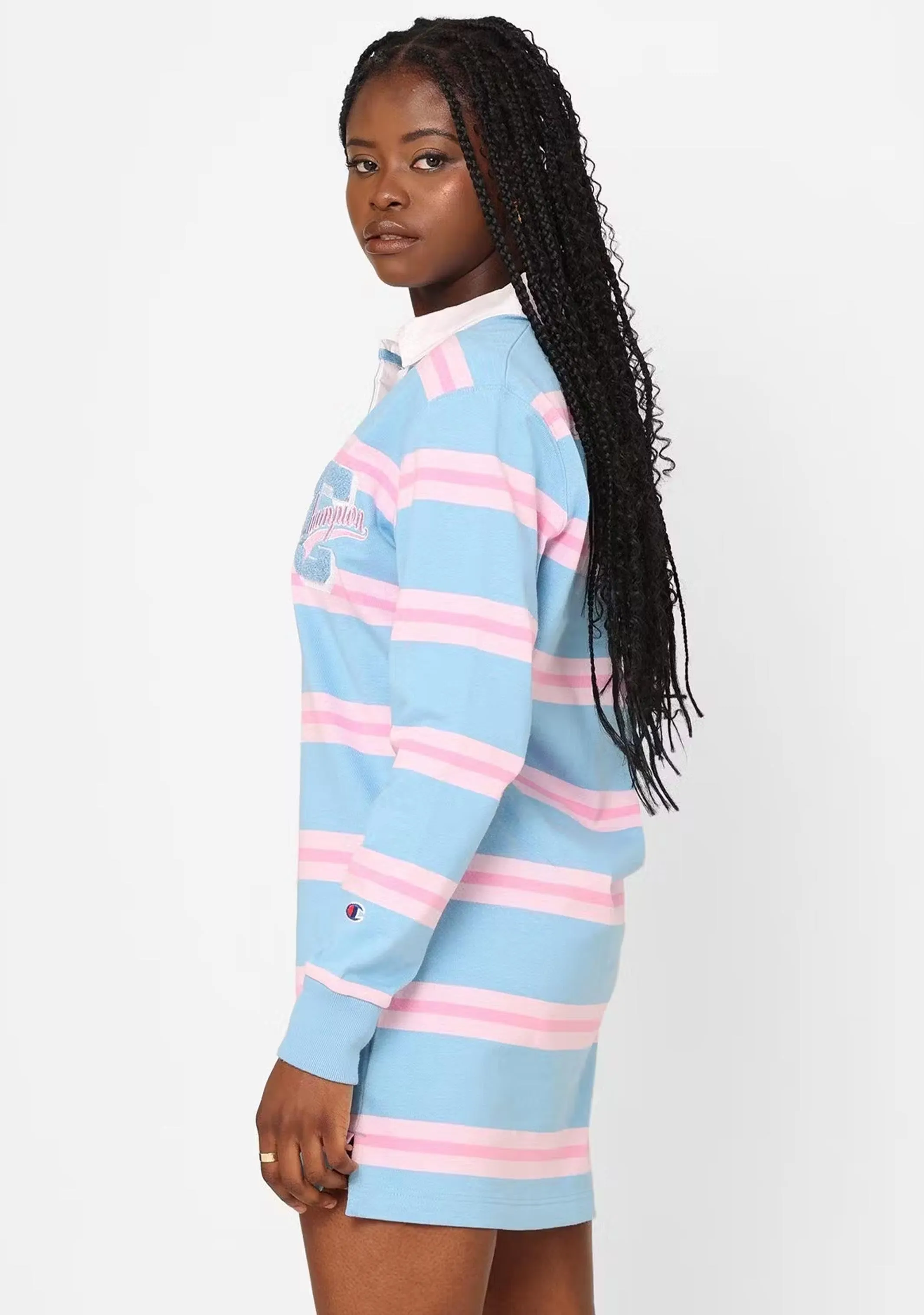 Champion Women'S Heritage Rugby Dress L/S Good Stretch