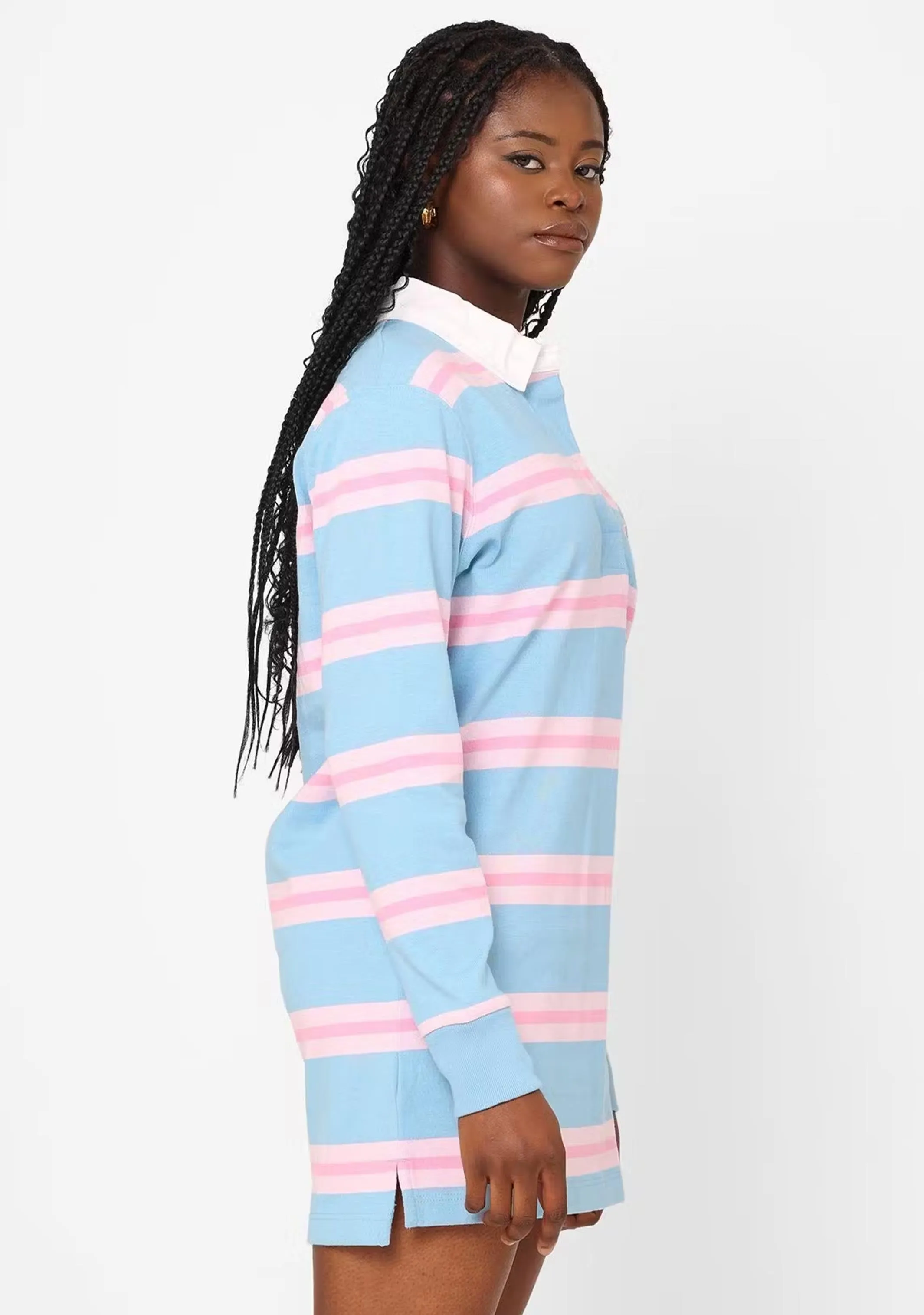 Champion Women'S Heritage Rugby Dress L/S Dot Finish