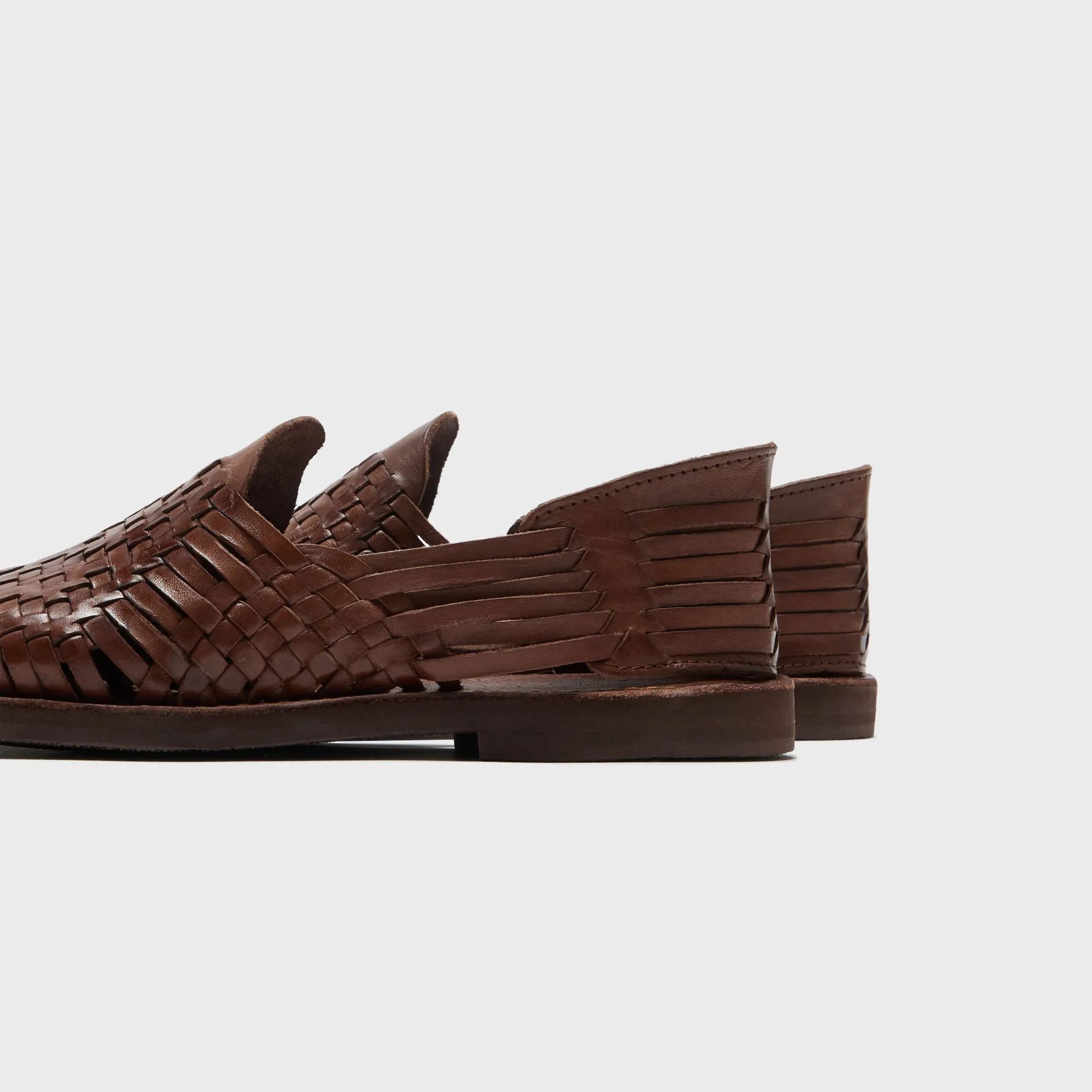 Chamula Rio Grande Sandal - Brown Padded Collars PU Socks