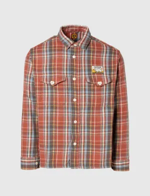 Check Long Sleeve Shirt Stretchable" Comfortable Layers