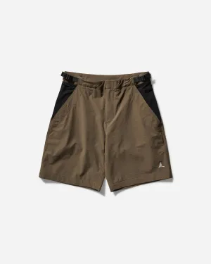 Men'S Sturdy Hiking Shorts Olive Knitwear Brittleness Exploring