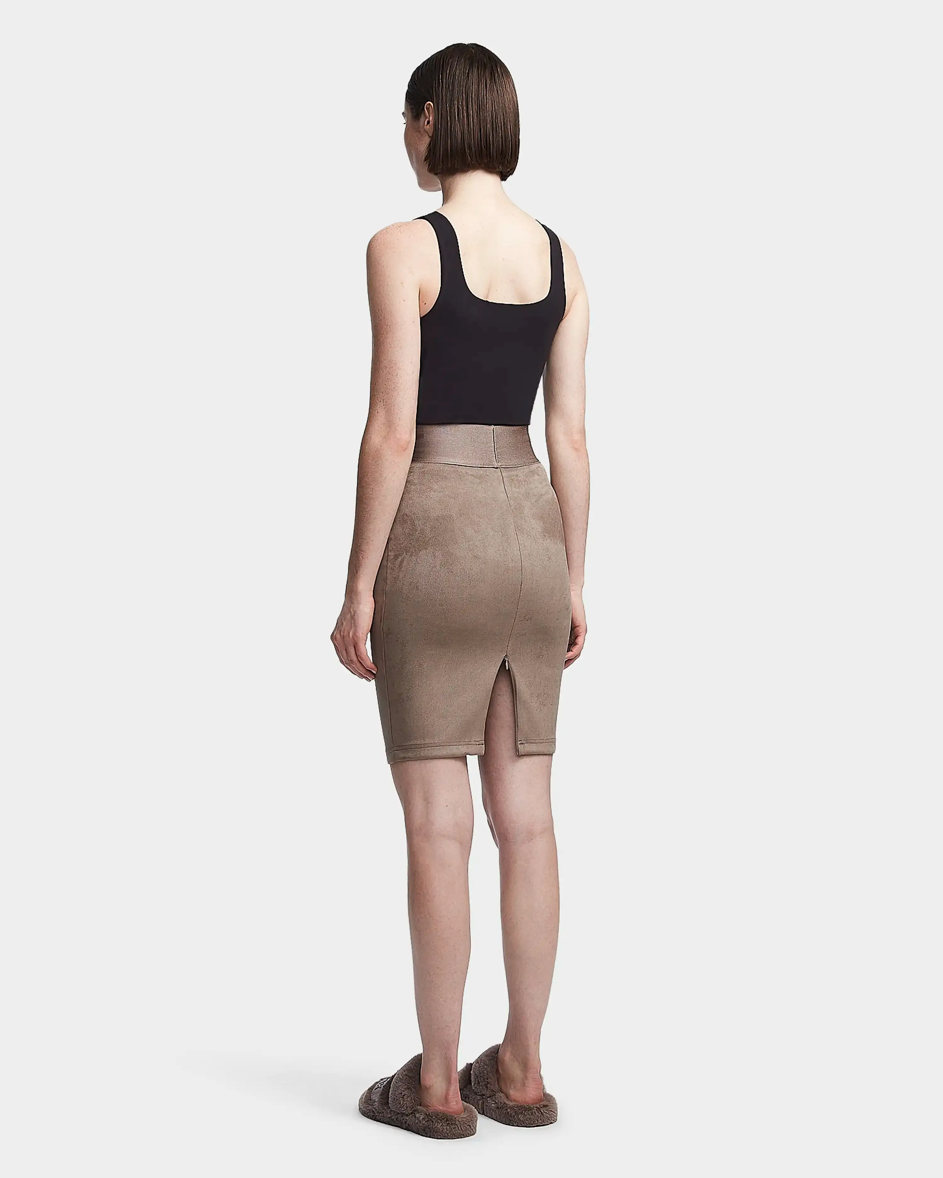 CHEYNA JUPE CRAYON EN SIMILI CUIR POUR FEMME