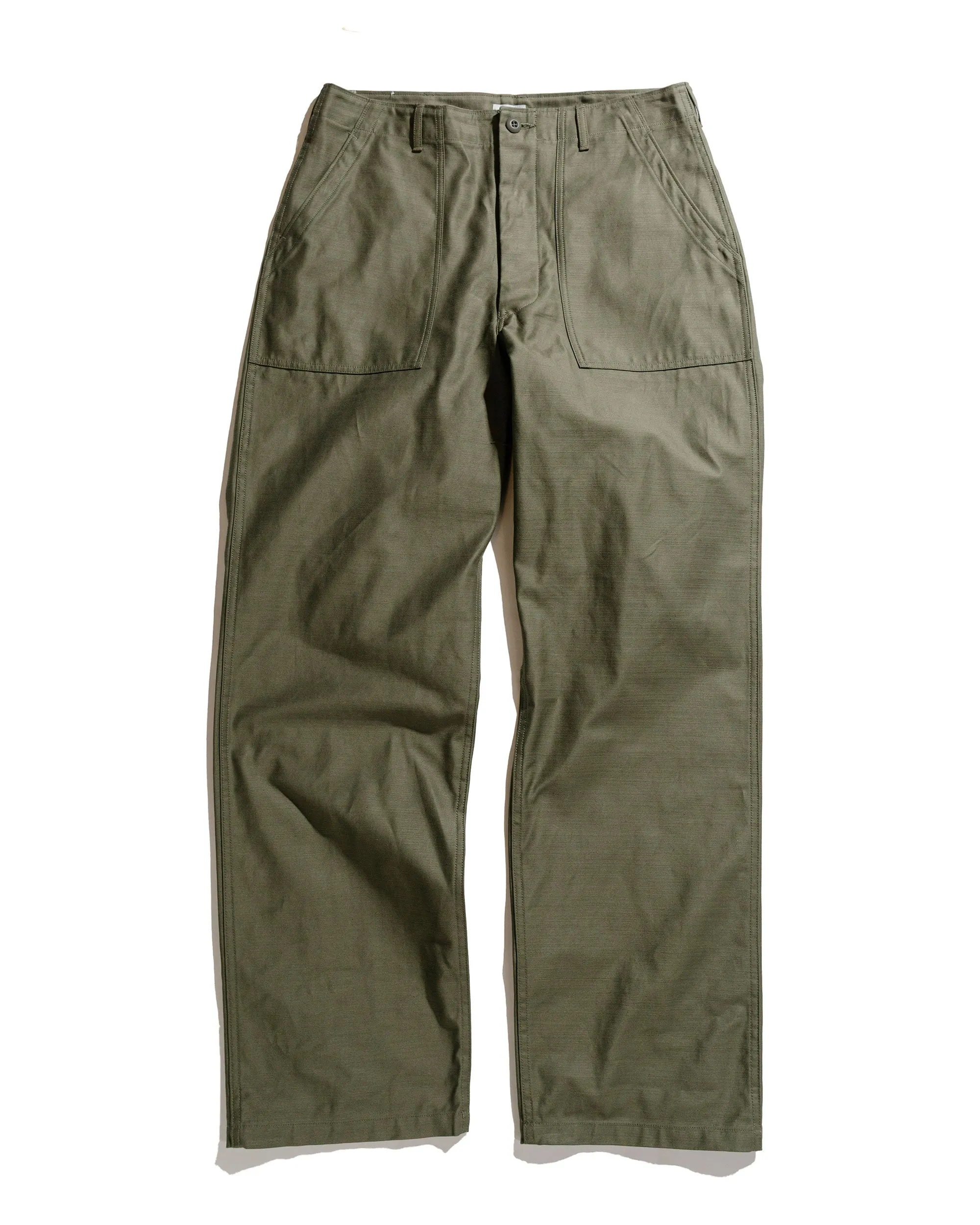 Ciota Baker Pants (Wide Straight) Dark Olive Tailored-Design