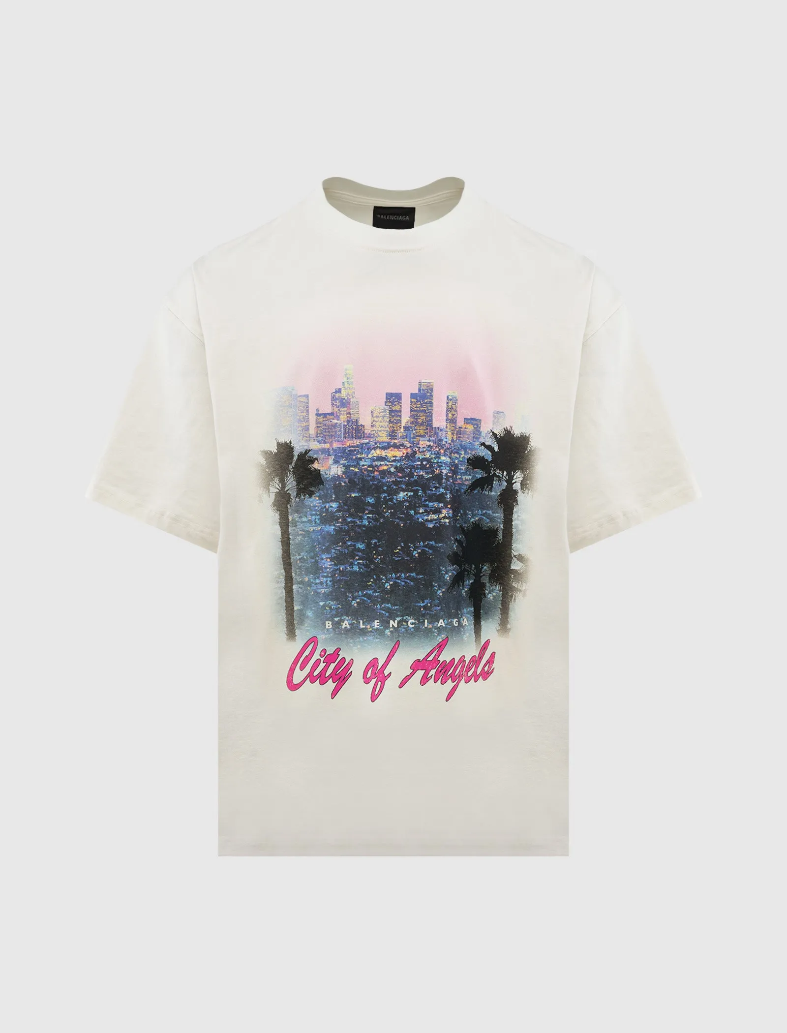 City Of Angels Tee Checked Print Versatility Feature