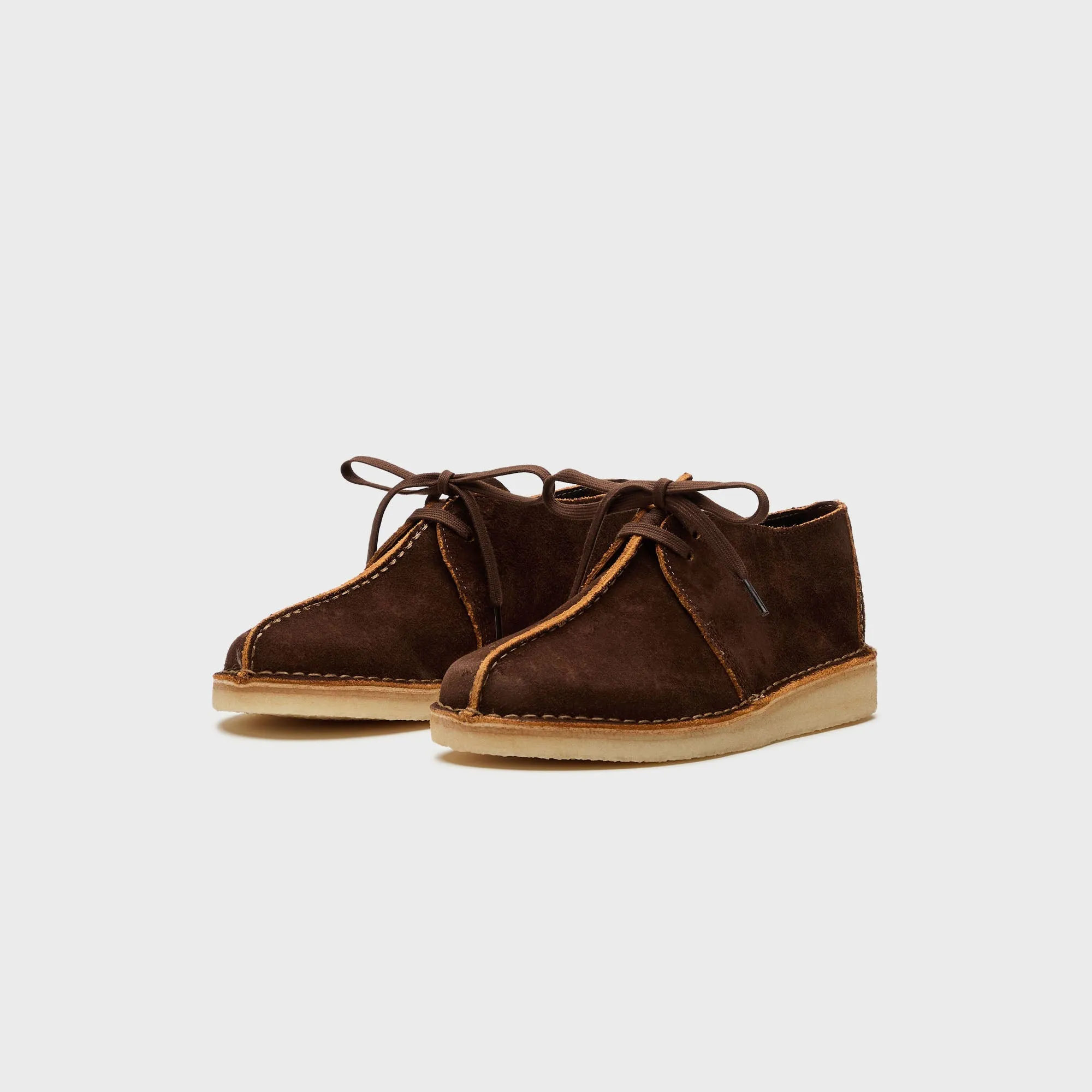 Clarks Desert Trek - Brown / Chestnut Suede Moisture Wicking Inserts Soft InnerPadding