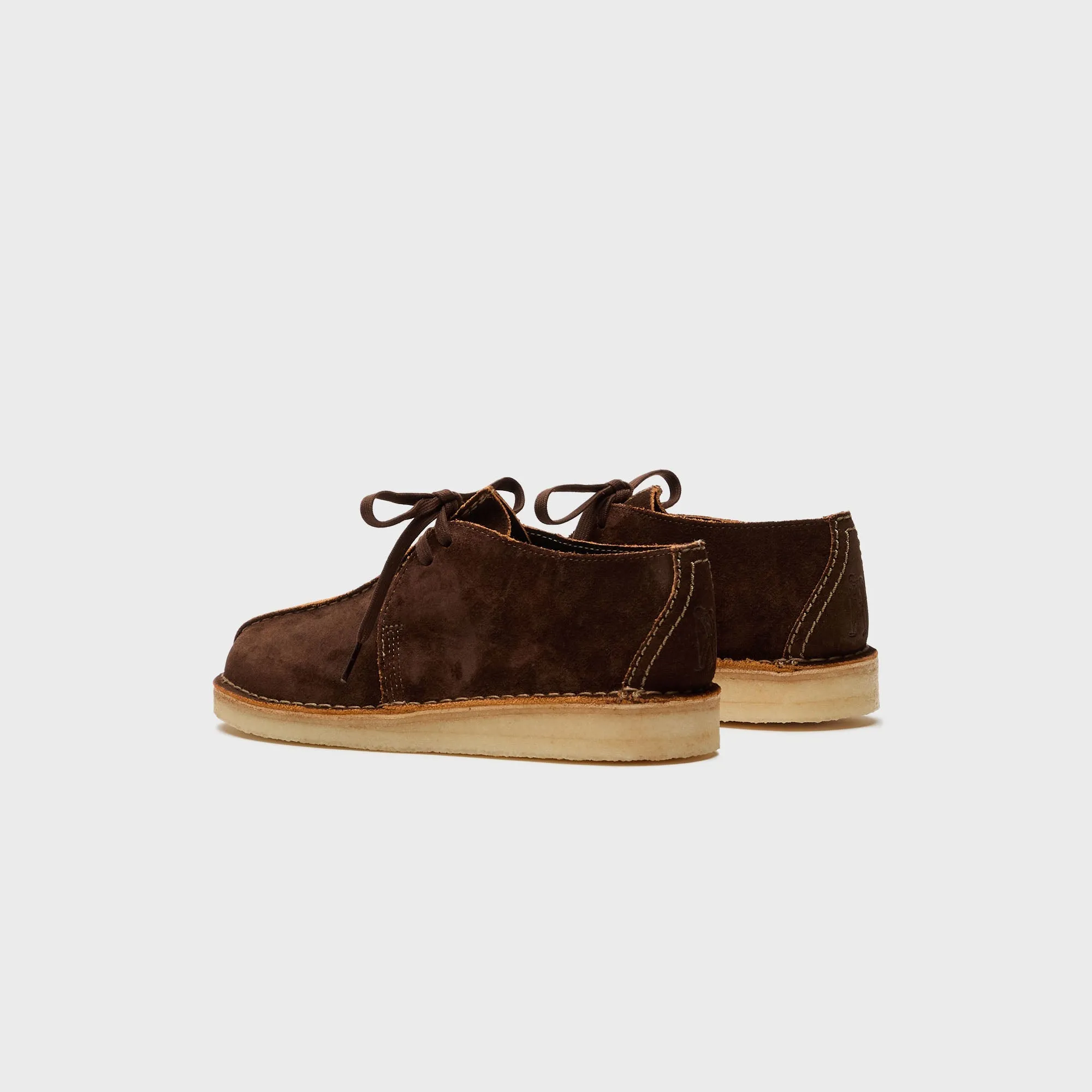 Fast Drying Nature Ornate Heels Clarks Desert Trek - Brown / Chestnut Suede