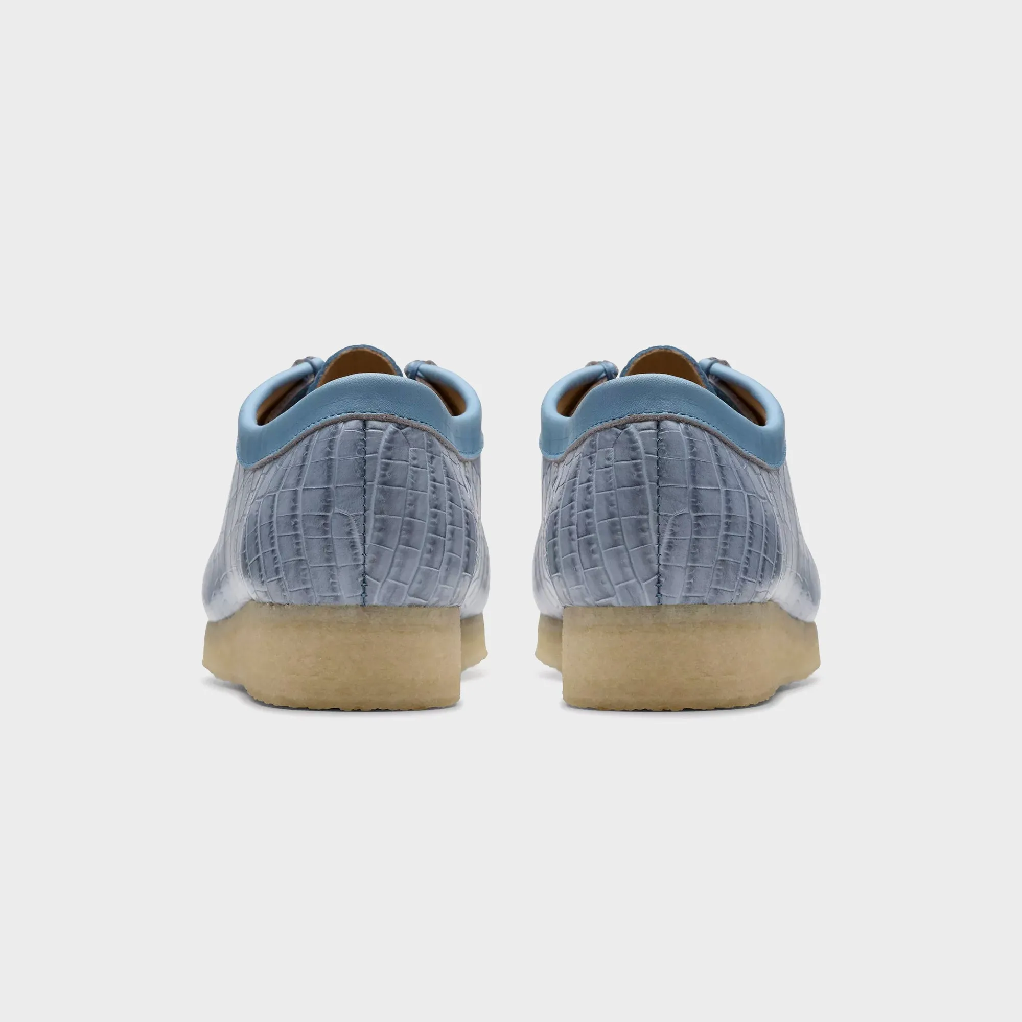 Clarks Wallabee - Powder Blue Croc All Saints' Day Sale