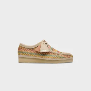 Step Into Strength Clarks Wallabee Raffia - Multicolor