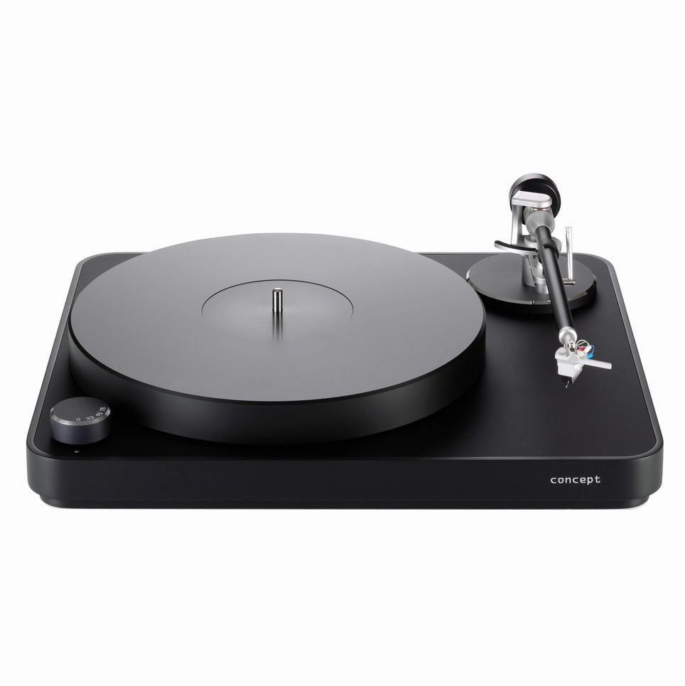 Clearaudio: Concept AiR Black Turntable - Concept Tonearm / Concept Cartridge (Open Box Special) hi-fi DAC amp combo,hi-fi speaker impedance matcher,hi-fi RCA switch