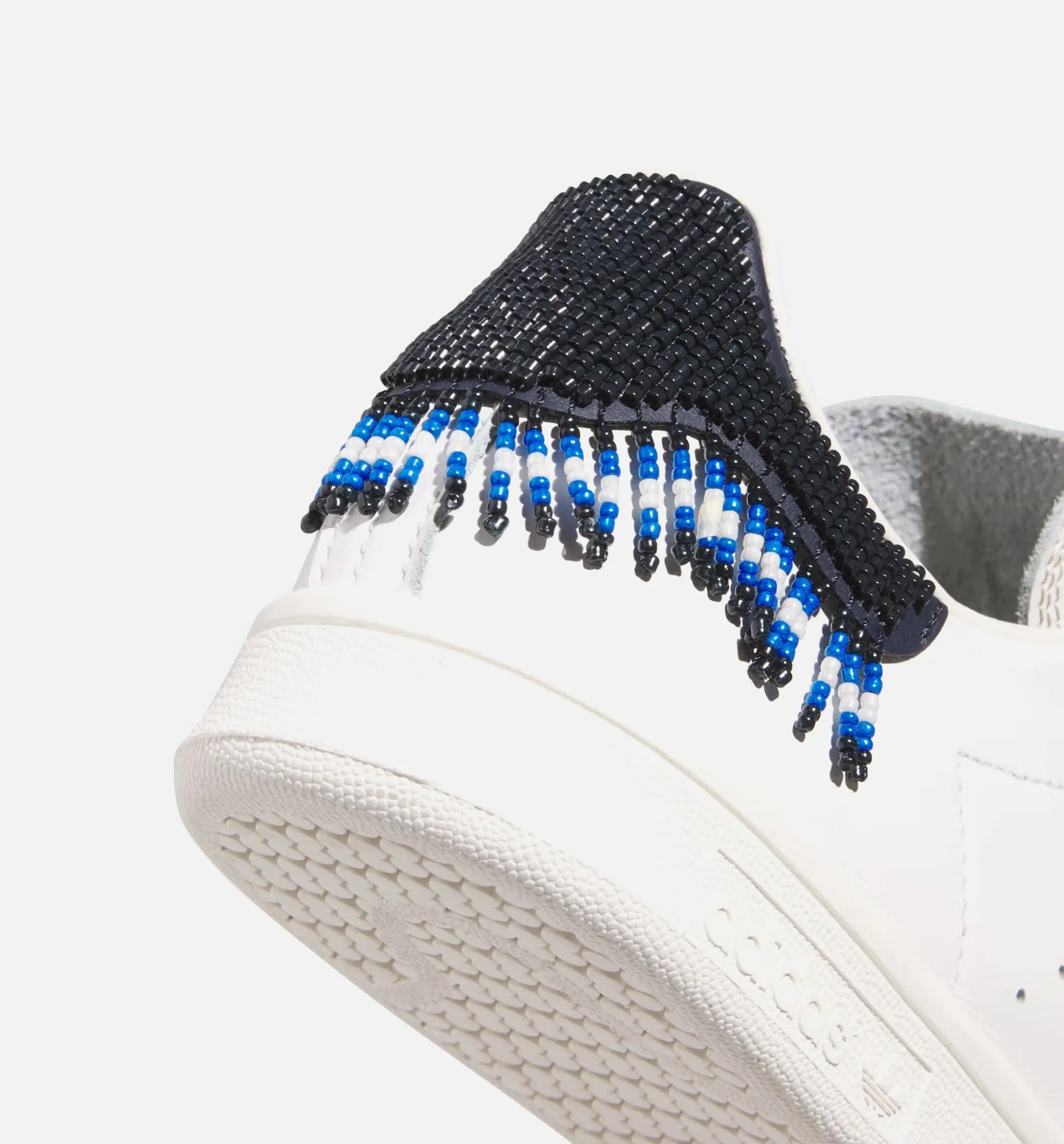 "Thong Straps Heels Slip Resistant Shoes With Anti Bacterial Clot X Stan Smith Mens Lifestyle Shoe - White/Blue