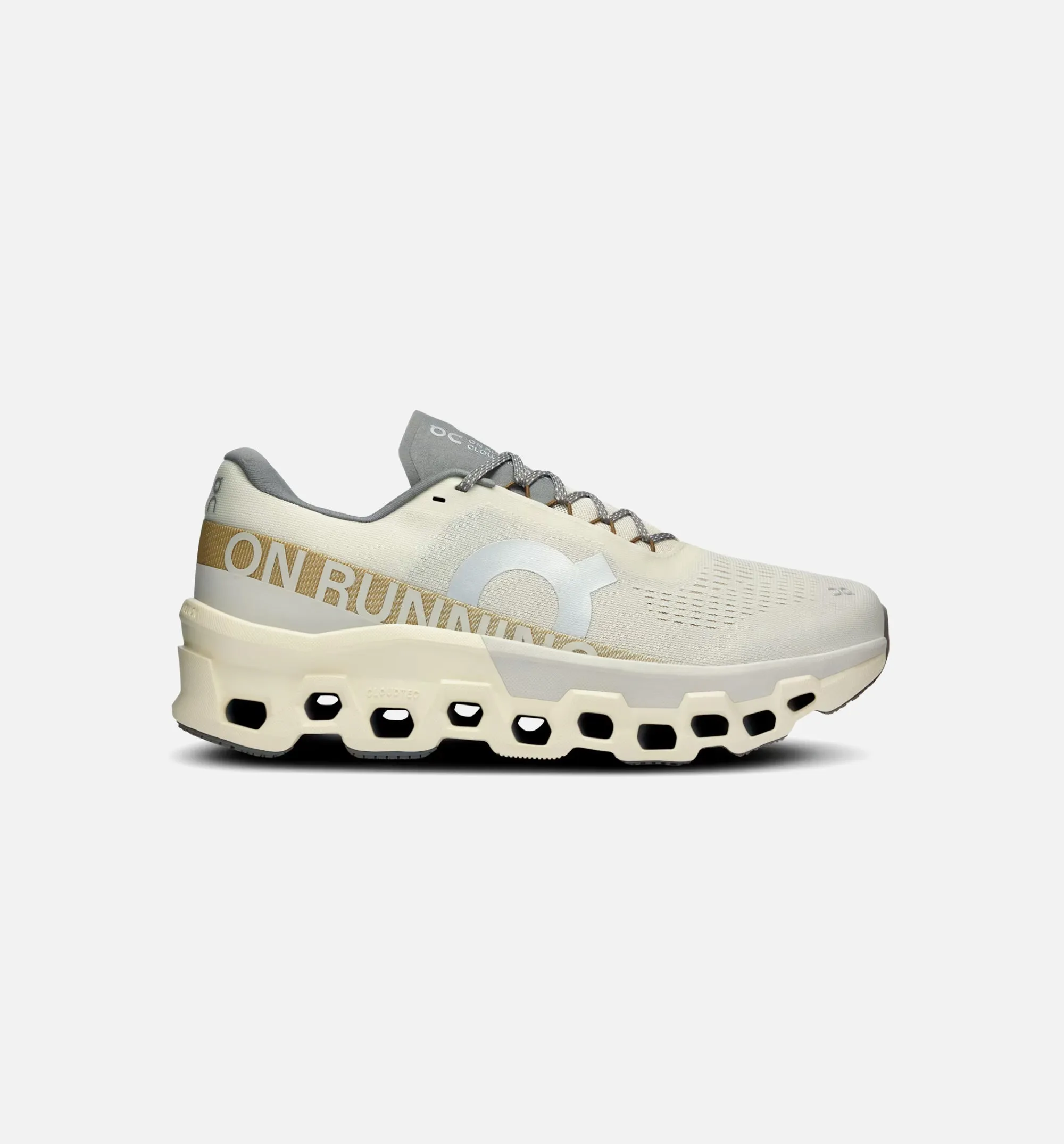 Slip-On Fashion Appeal Comfortable Band Slippers Cloudmonster 2 Mens Lifestyle Shoe - Cream/Ice