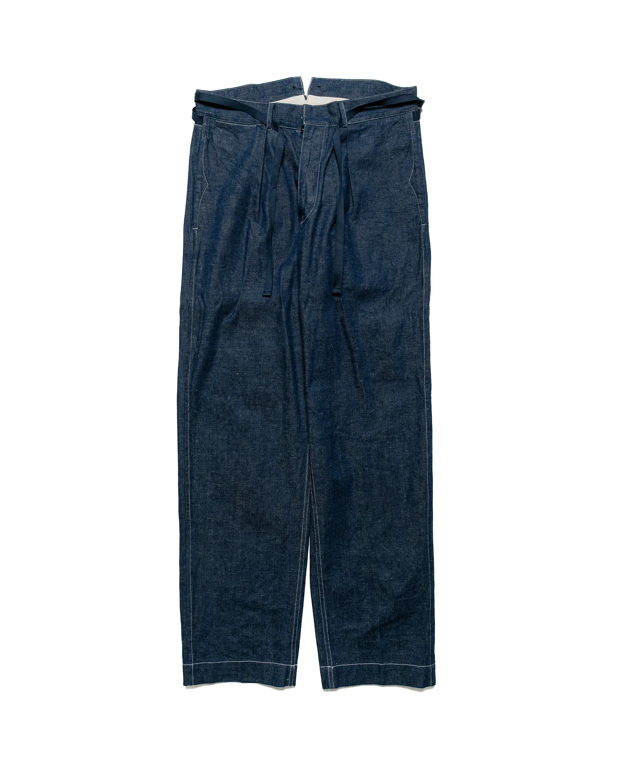 "Shock - Absorbing Mechanism Level Cohrence Alain 10Oz Logger Selvedge Denim Trouser Indigo