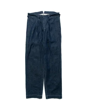 "Shock - Absorbing Mechanism Level Cohrence Alain 10Oz Logger Selvedge Denim Trouser Indigo