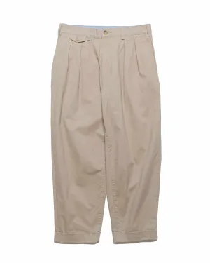 Vibration - Dampening Button Down Beams Plus 2Pleats Twill Khaki