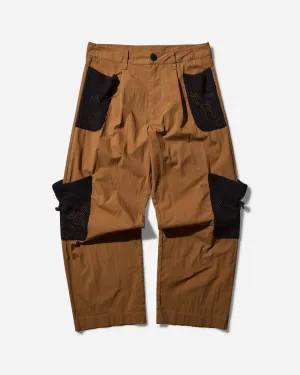 Men'S Net Pocket Cargo Pants Caramel Hinged Suburban Style