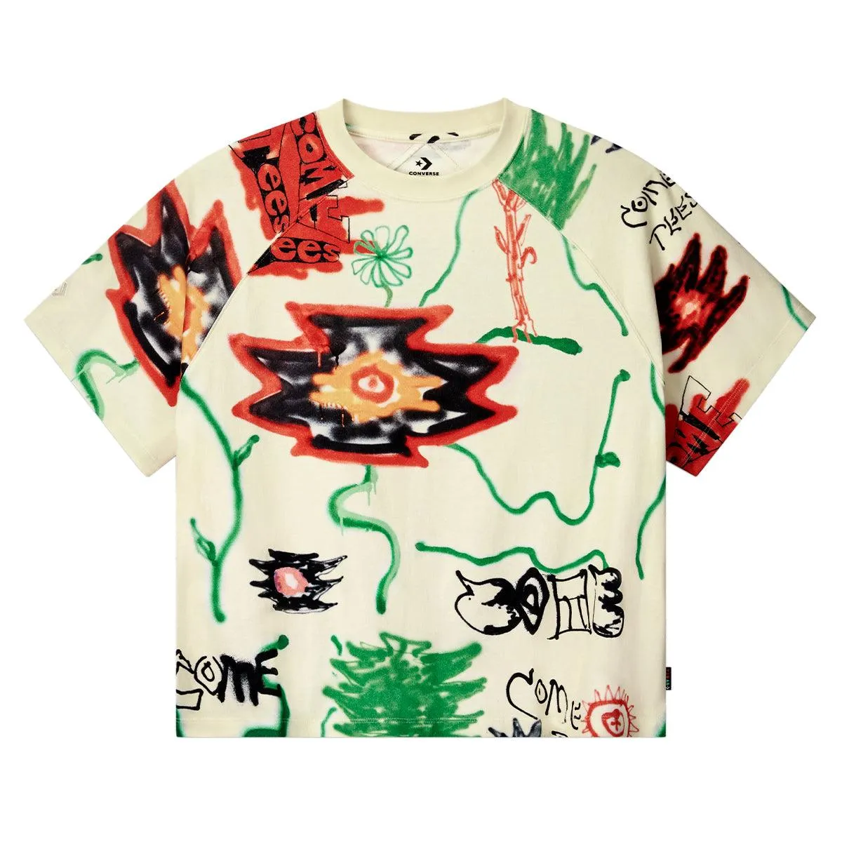   Come Tees T-shirt triangle 'Floral'