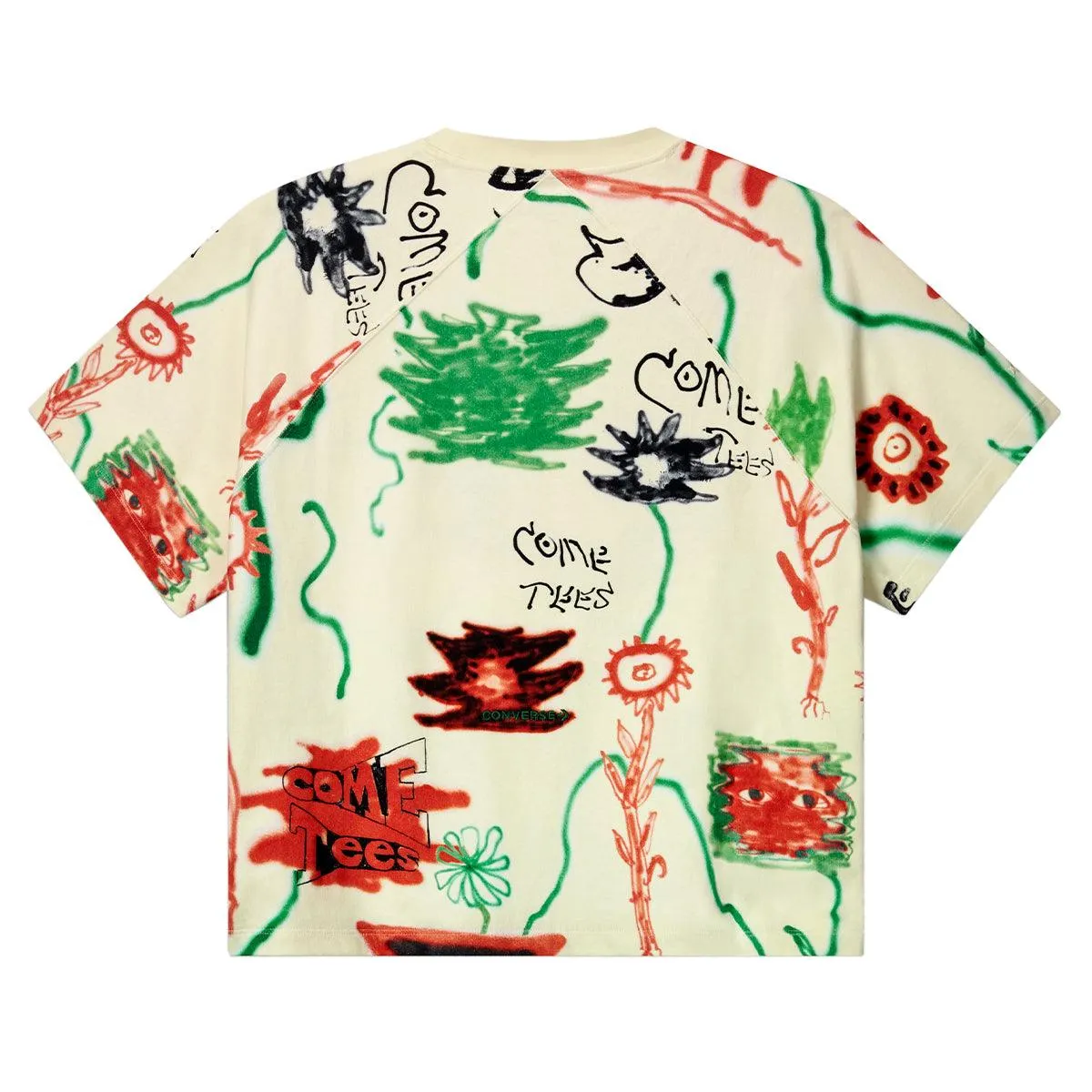   Come Tees T-shirt triangle 'Floral'
