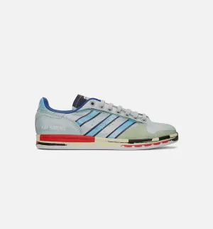 Raf Simons Micropacer Stan Smith Mens Shoes - Silver Metallic/Red/Blue Reinforced Heel Technology Anti-Staining
