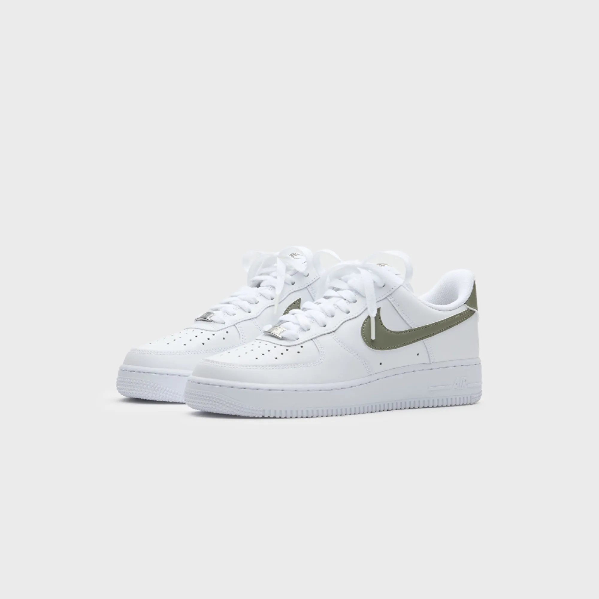 Flexible Straps Footwear Anti-Odor Mules Nike Air Force 1 '07 Ess - White / Light Army