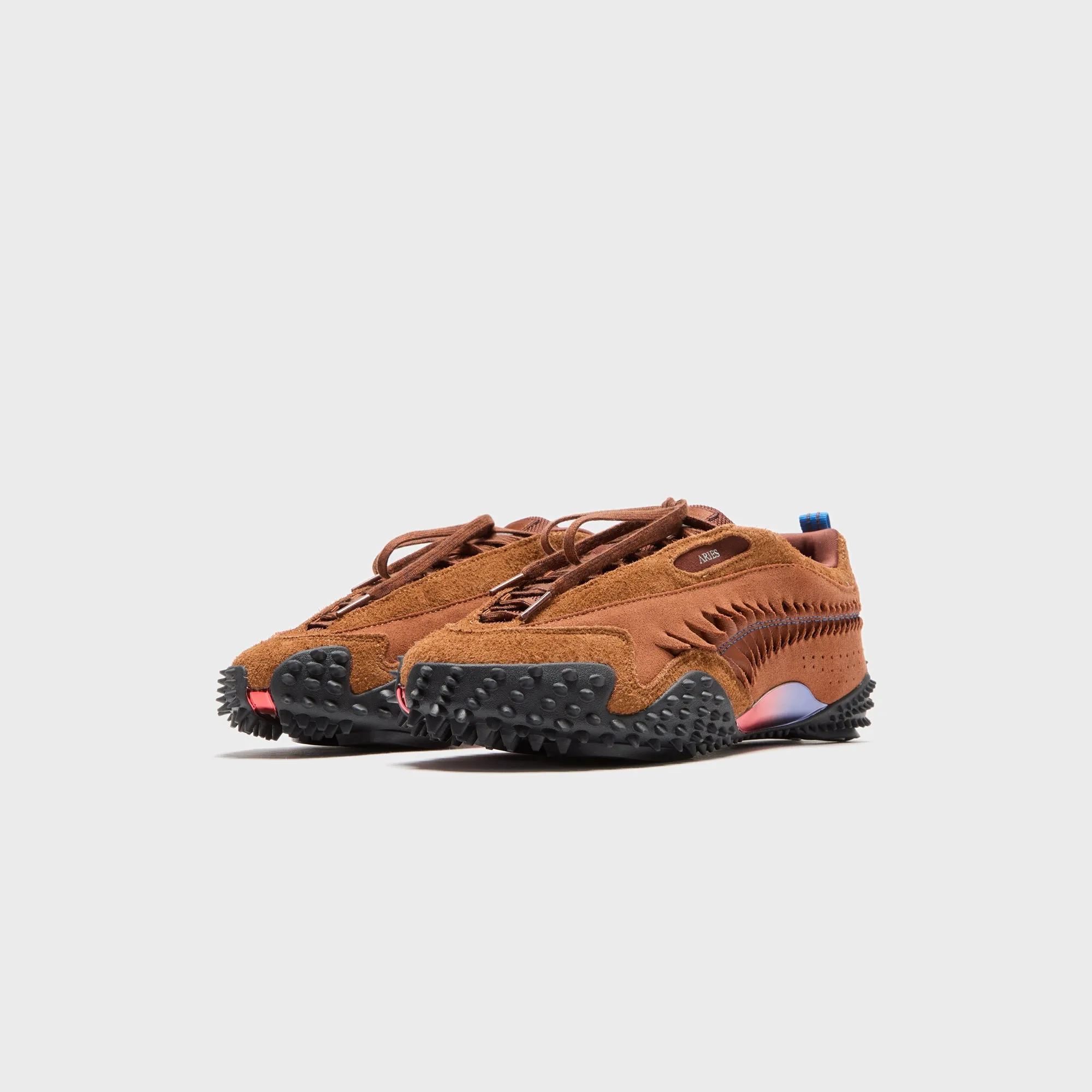 Modern Style PU Outsole Puma X Aries Mostro Craft - Brown / Black / Blue