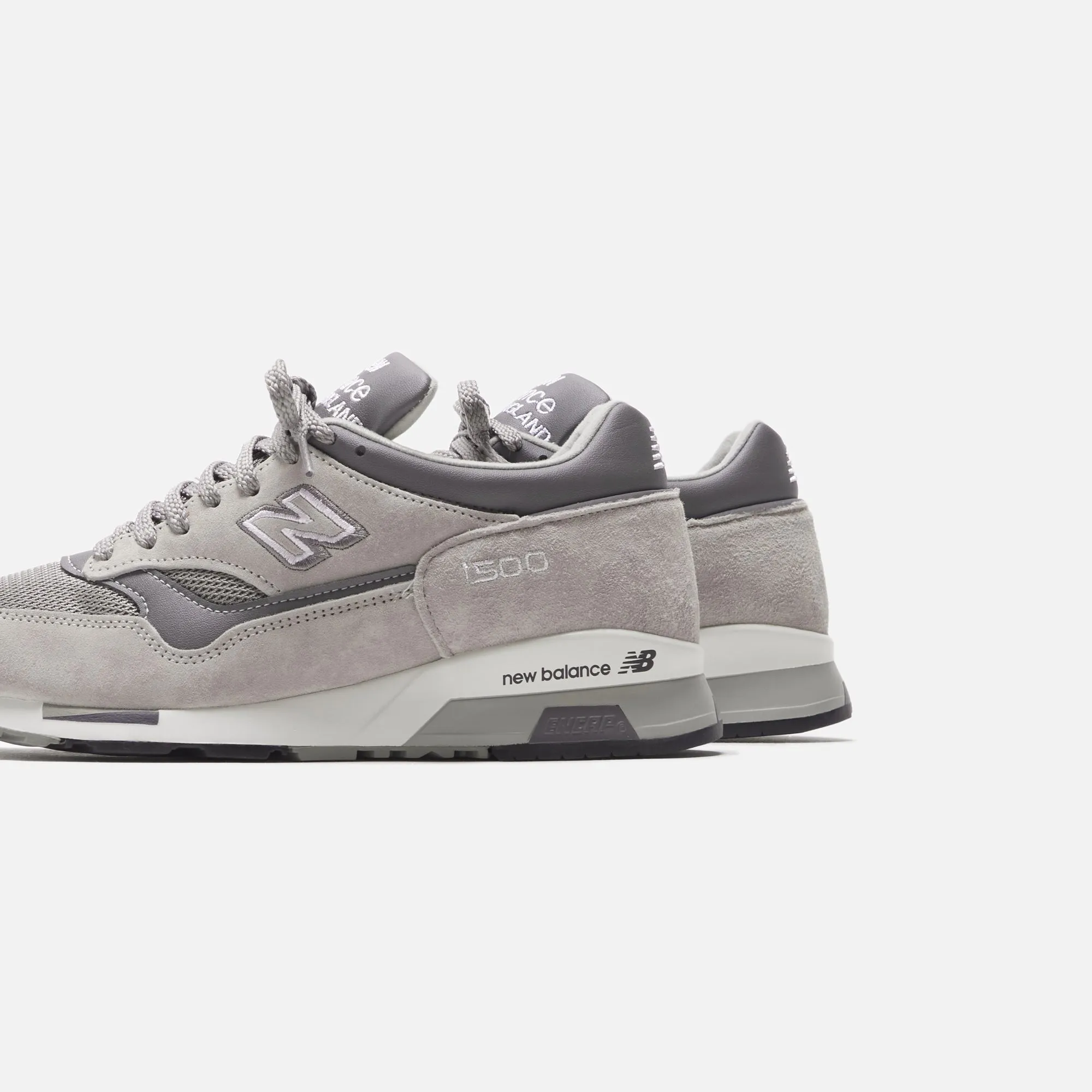 New Balance Made In Uk 1500 - Grey Shock-Absorbing Footbed Heels