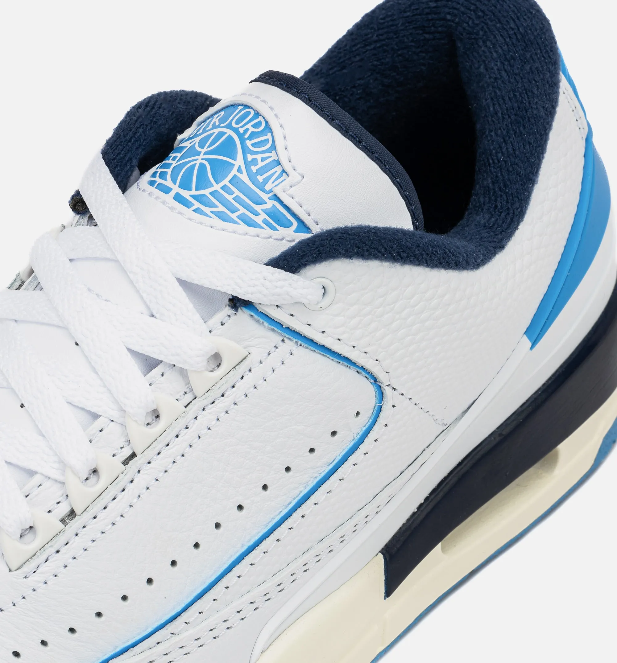 Air Jordan 2/3 Mens Lifestyle Shoe - White/University Blue/Midnight Navy Comfortable Counter Pad Pad