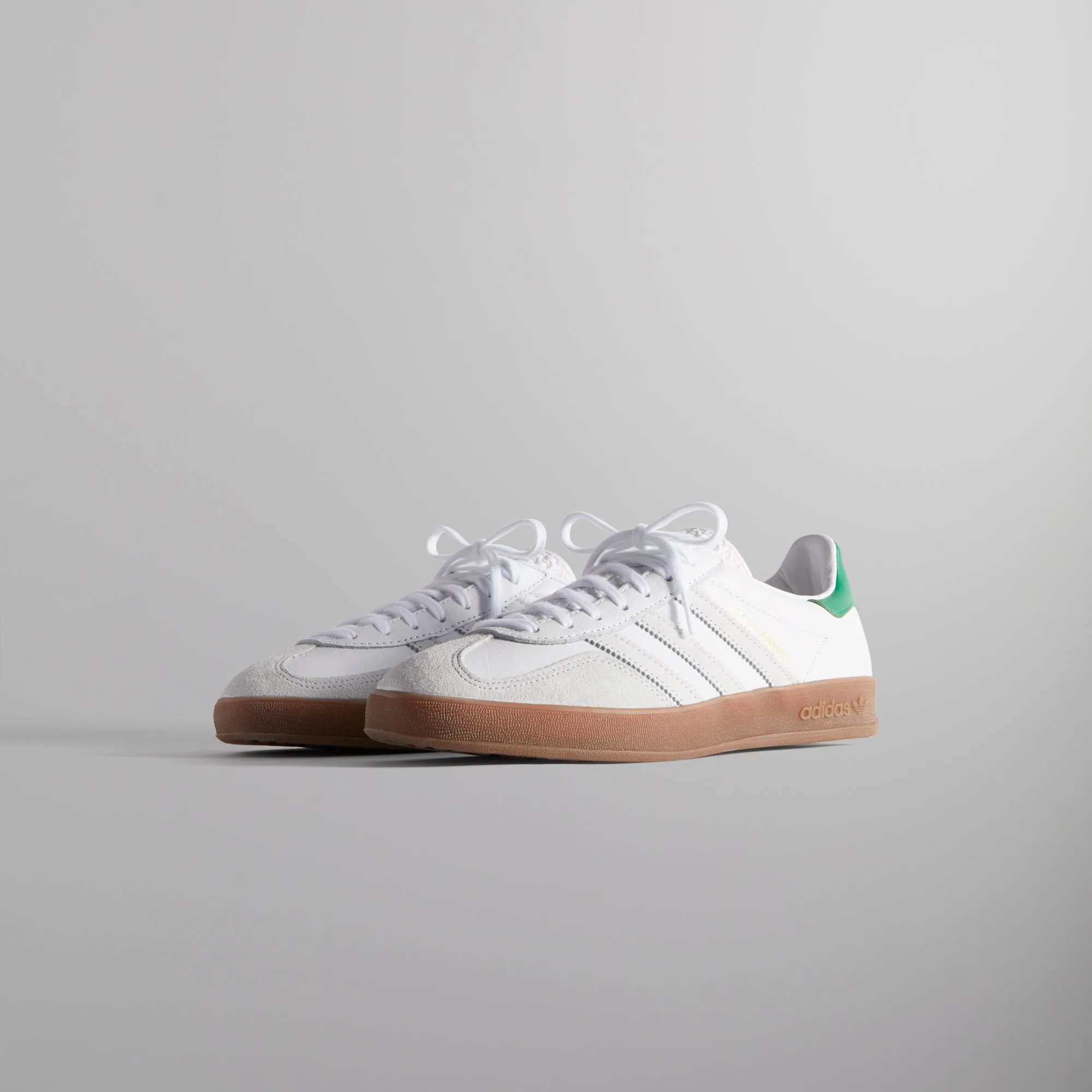 Lightweight Component Comfort Efficient Kith Classics For Adidas Originals Gazelle Indoor - White / Green