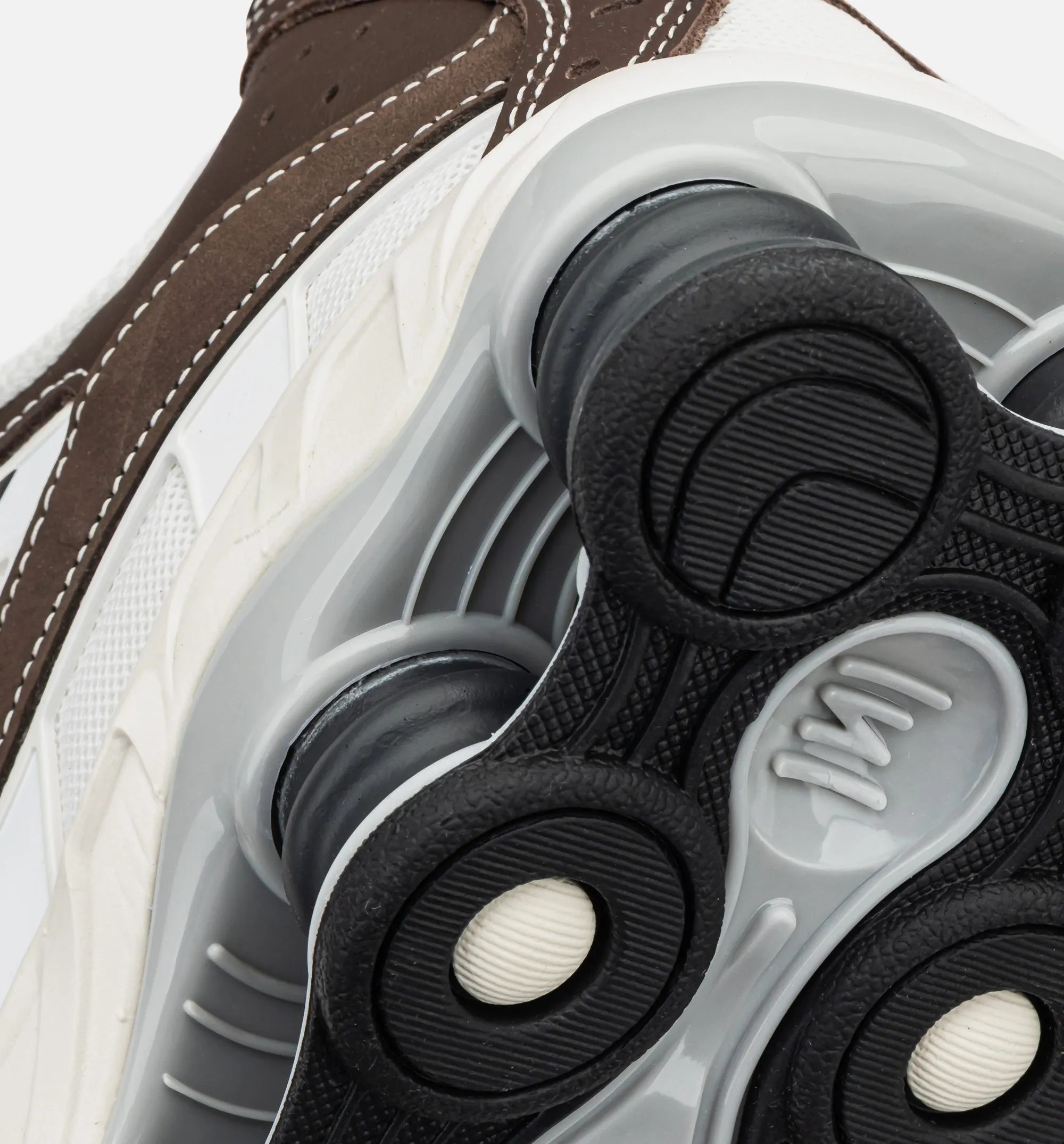 Comfortable Unbuffing StreamlinedShape Shox Ride 2 Mens Lifestyle Shoe - Phantom/Baroque Brown