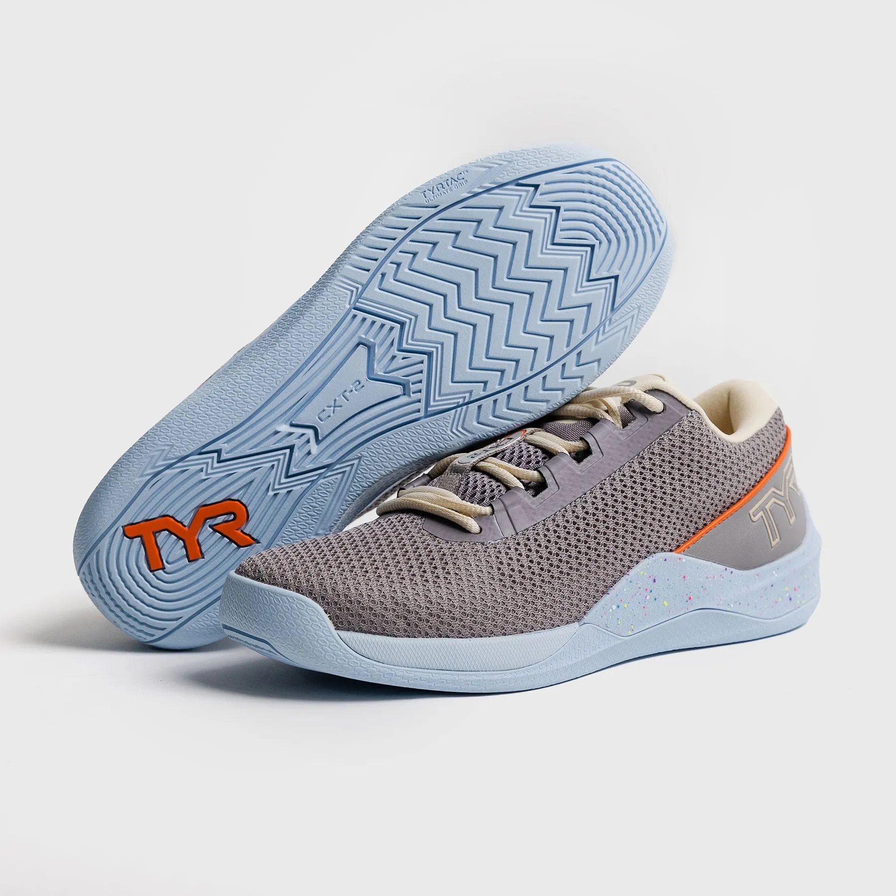 Tyr - Men'S Cxt-2 Trainer - Blue/Grey Metal Collar Pin Anti Abrasion Construction