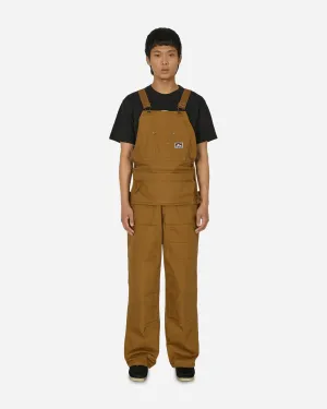 Carpenter Overalls Brown Toggle Socks