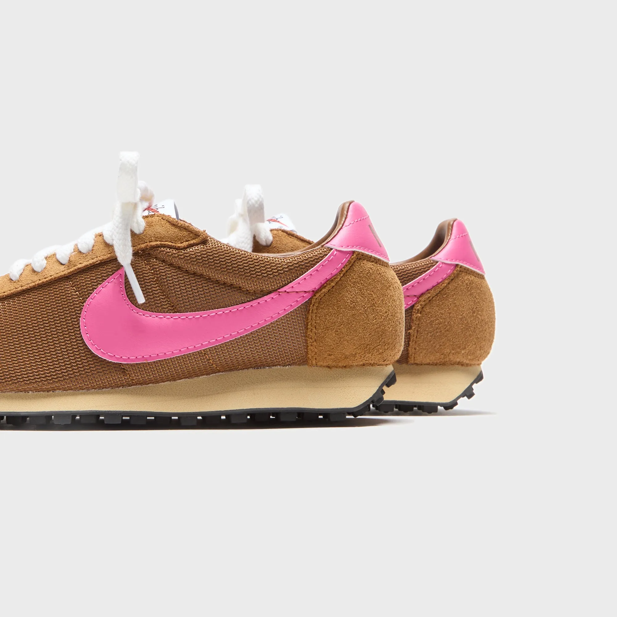 Nike Ld-1000  - British Tan / Pinksicle Slip-On Clogs With Canvas