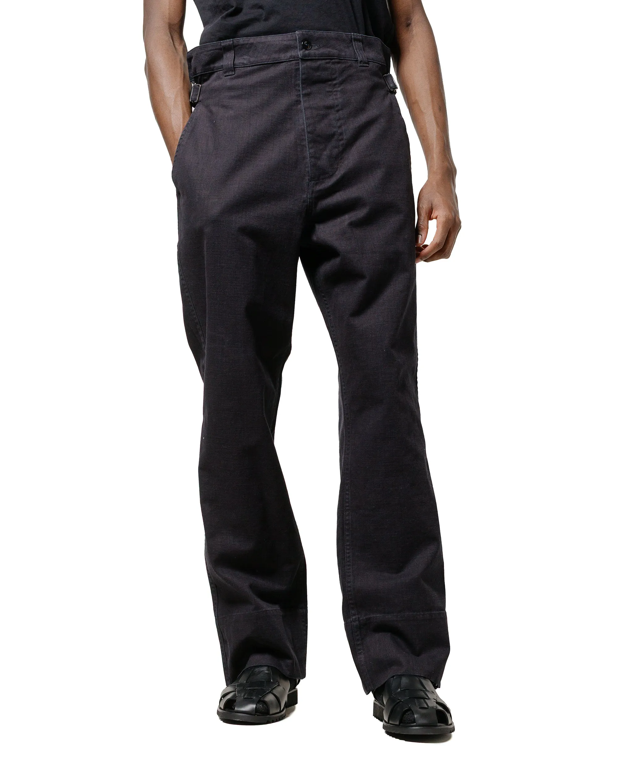 Distinctive Style Washable Coating Mhl Waist Tab Chino Indigo Twill Indigo