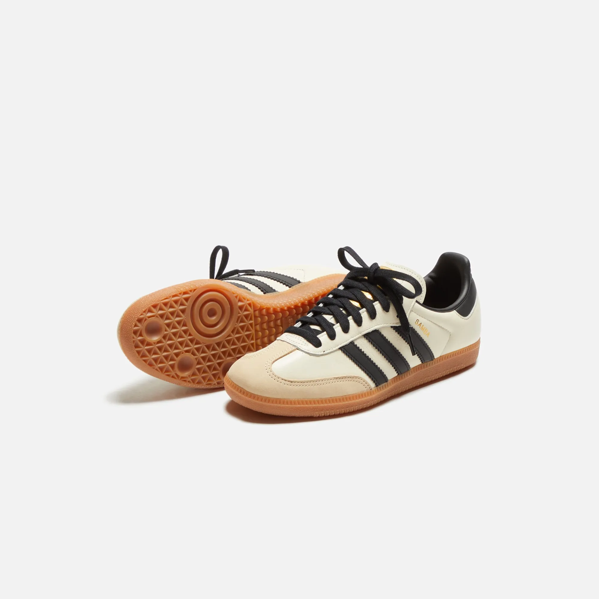 Comfort Fit Technology Mobility Design Adidas Wmns Samba Og - Cream White / Core Black / Sand Strata